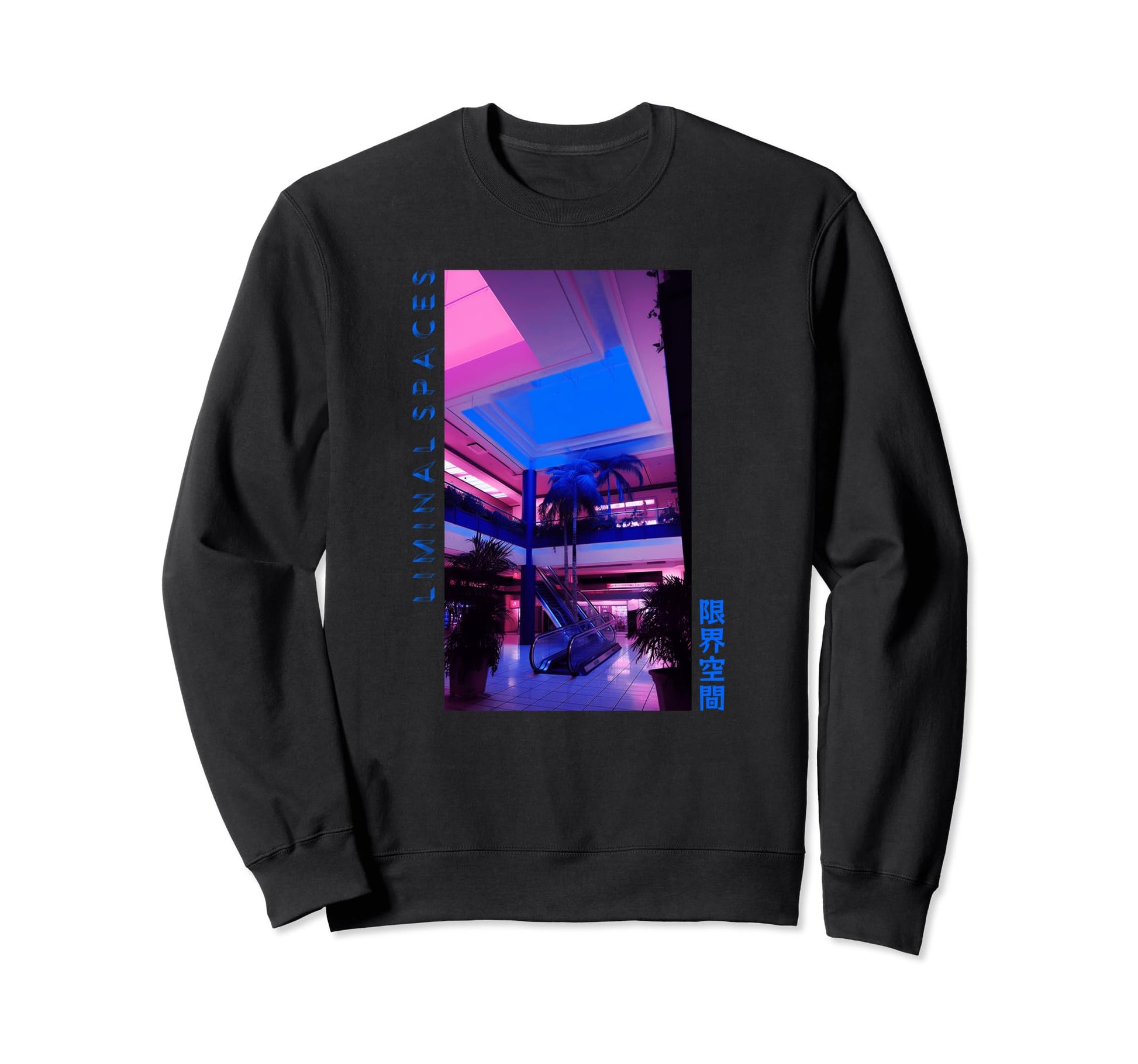 Vaporwave Liminal Spaces Aesthetic Sweatshirt - Fun Novelty Design Unisex - T-Shirt, Sweatshirt, Hoodie