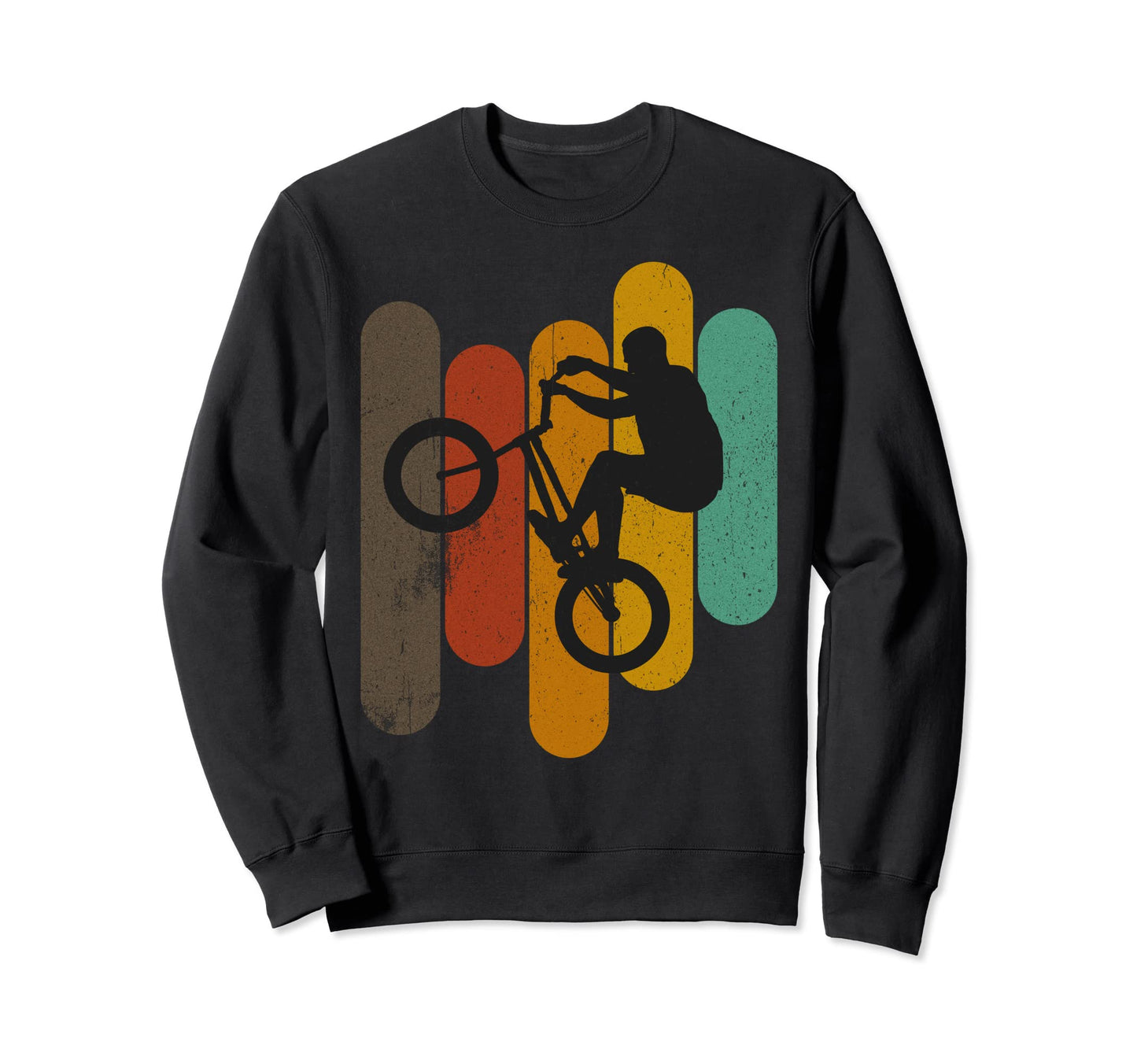 Bmx Sport Rainbow Sweatshirt - Streetwear Style Unisex - T-Shirt, Sweatshirt, Hoodie