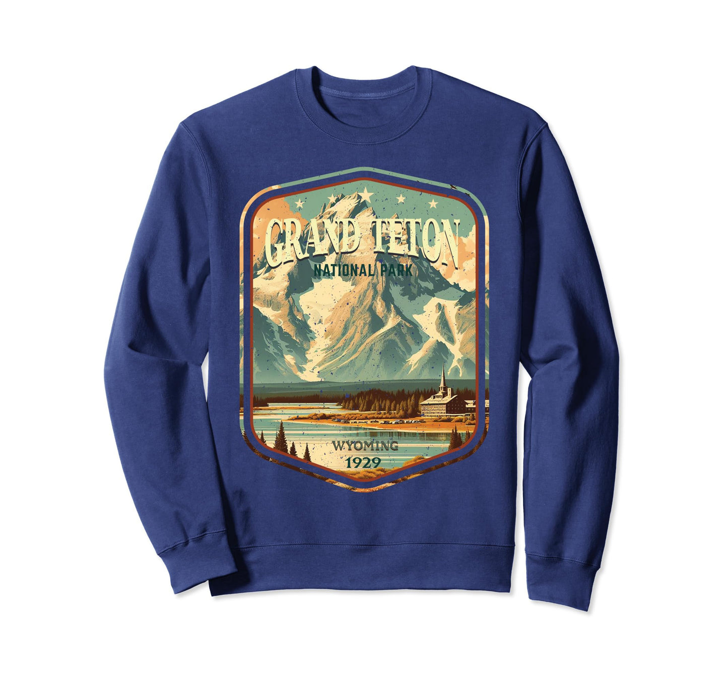 Grand Teton National Park Round Sweatshirt - Streetwear Style for Adults - T-Shirt, Sweatshirt, Hoodie