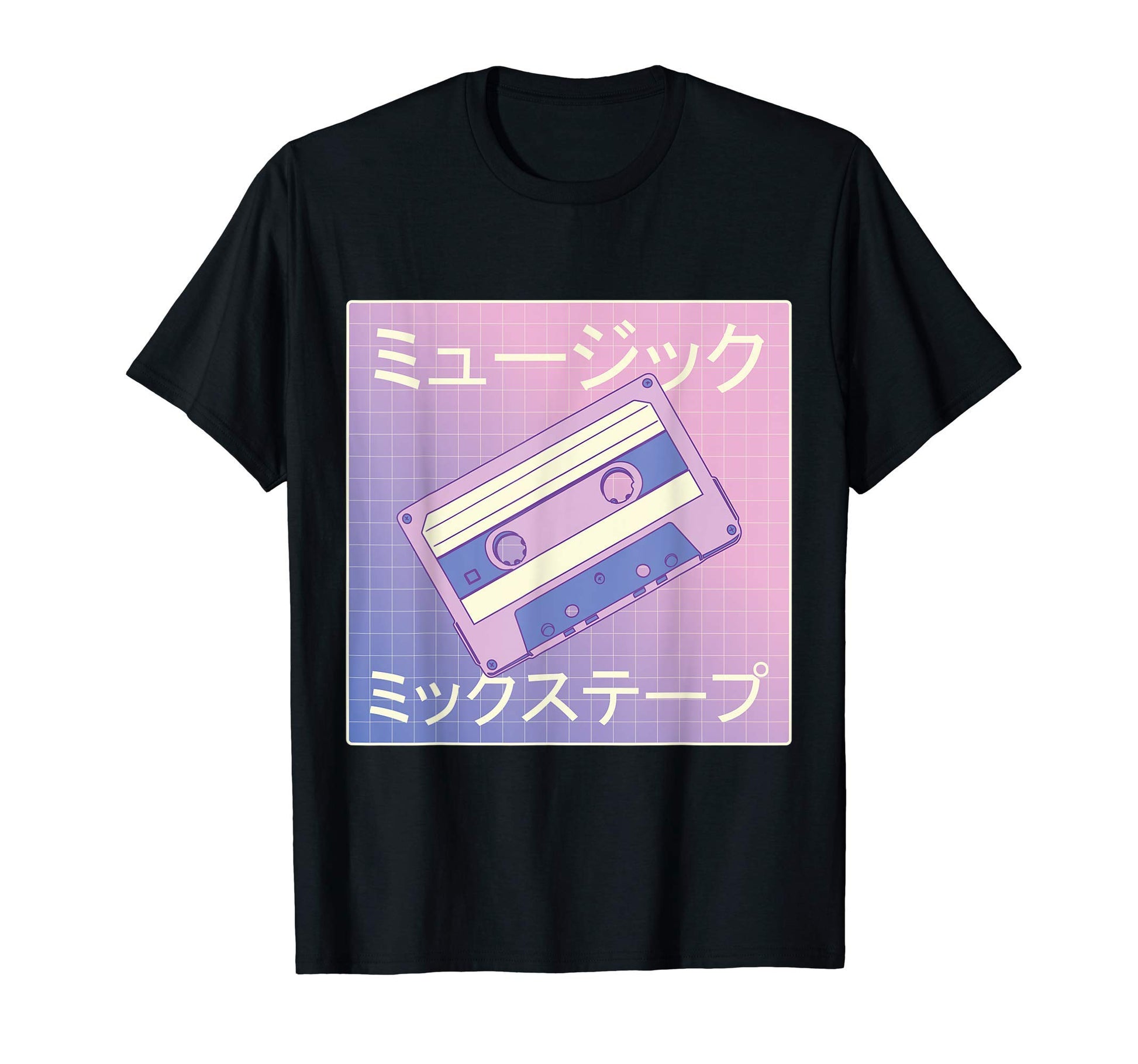 Mix Tape 80S Japanese Otaku T-Shirt - Custom Art Print for Adults - T-Shirt, Sweatshirt, Hoodie