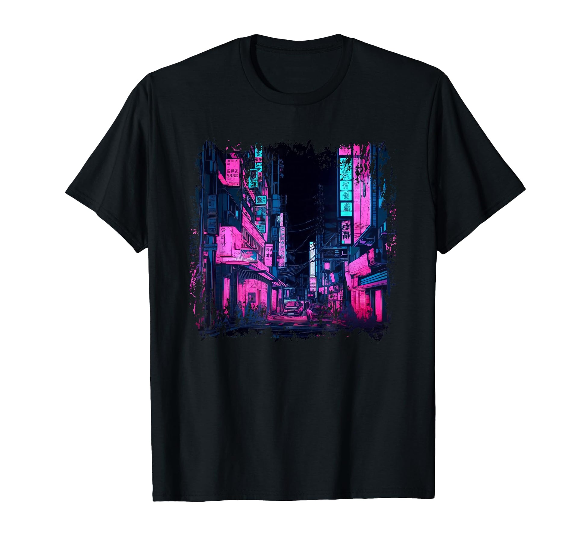 Japanese Cyberpunk Tokyo Vaporwave T-Shirt - Minimalist Print Unisex - T-Shirt, Sweatshirt, Hoodie