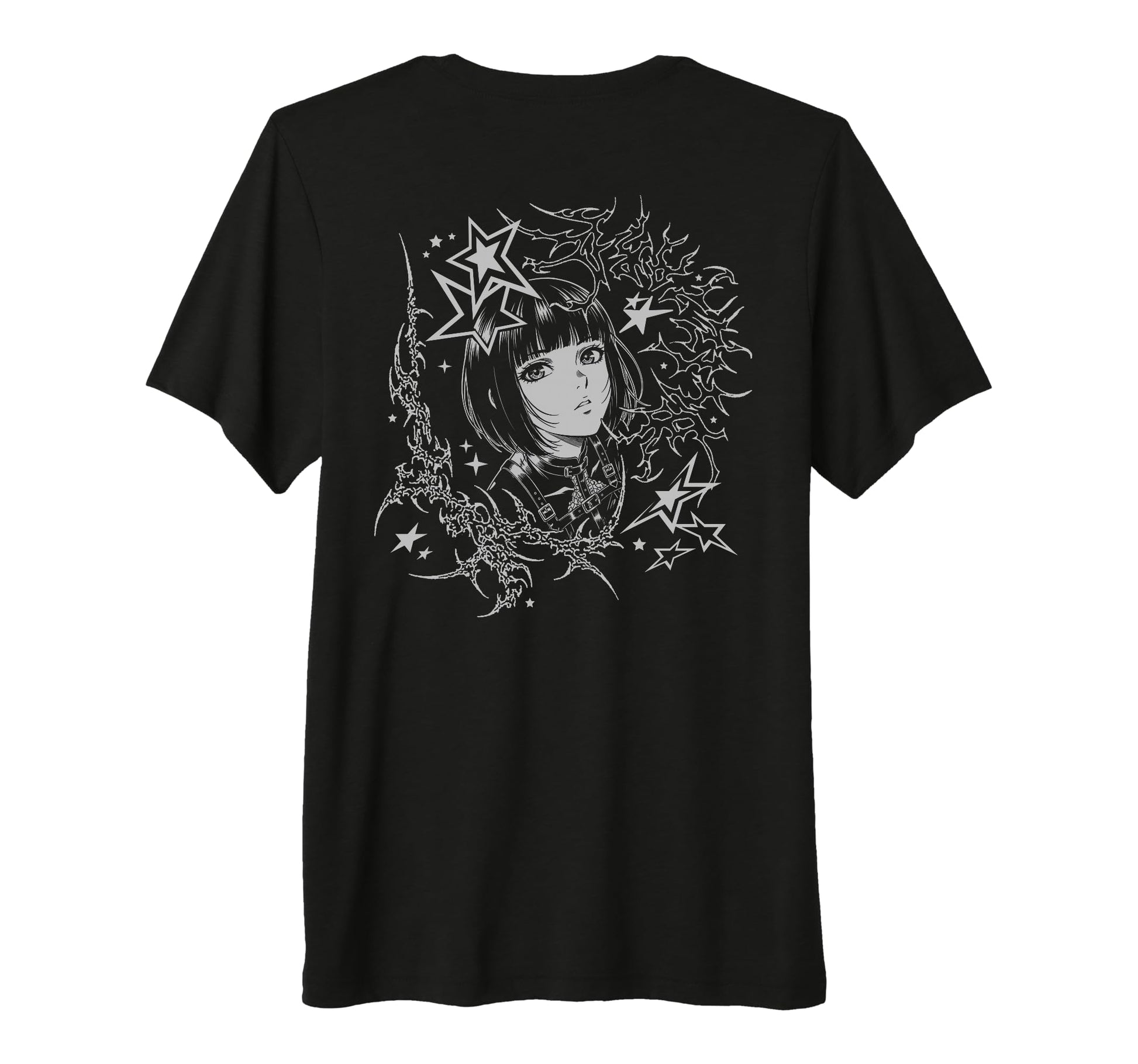 Y2K Grunge Anime Goth Japanese T-Shirt - Custom Art Print Men Women - T-Shirt, Sweatshirt, Hoodie