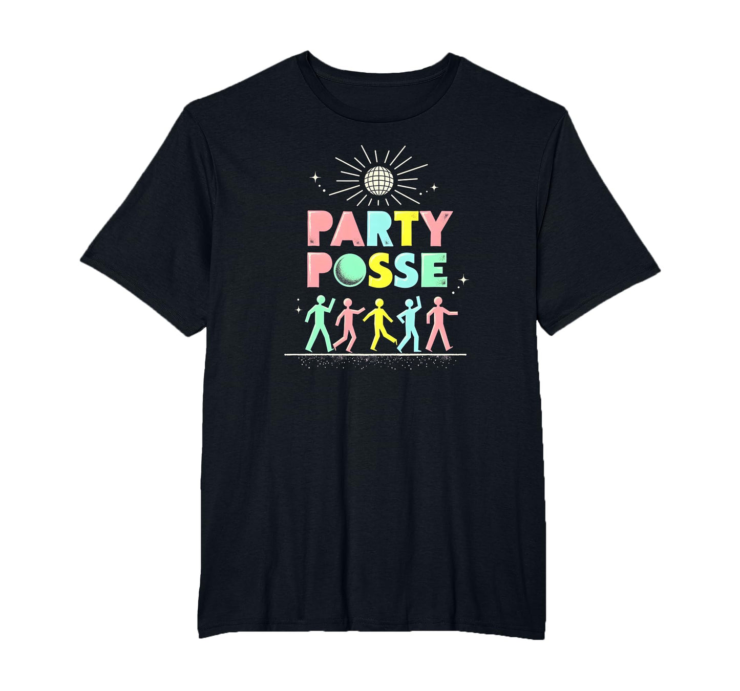 Party Posse Disco Fever Squad Night T-Shirt - Unique Graphic Men Women - T-Shirt, Sweatshirt, Hoodie
