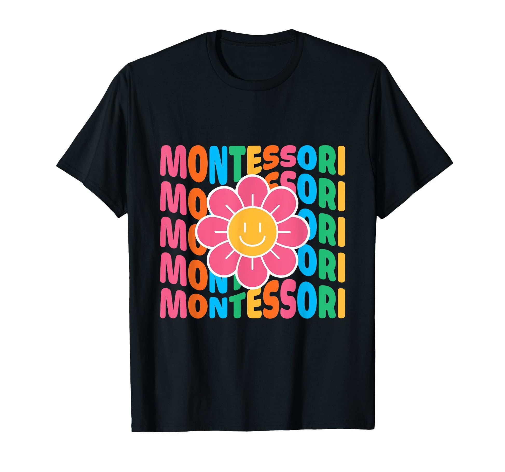 Montessori Teaching Method 1980S T-Shirt - Fun Novelty Design Men Women - T-Shirt, Sweatshirt, Hoodie