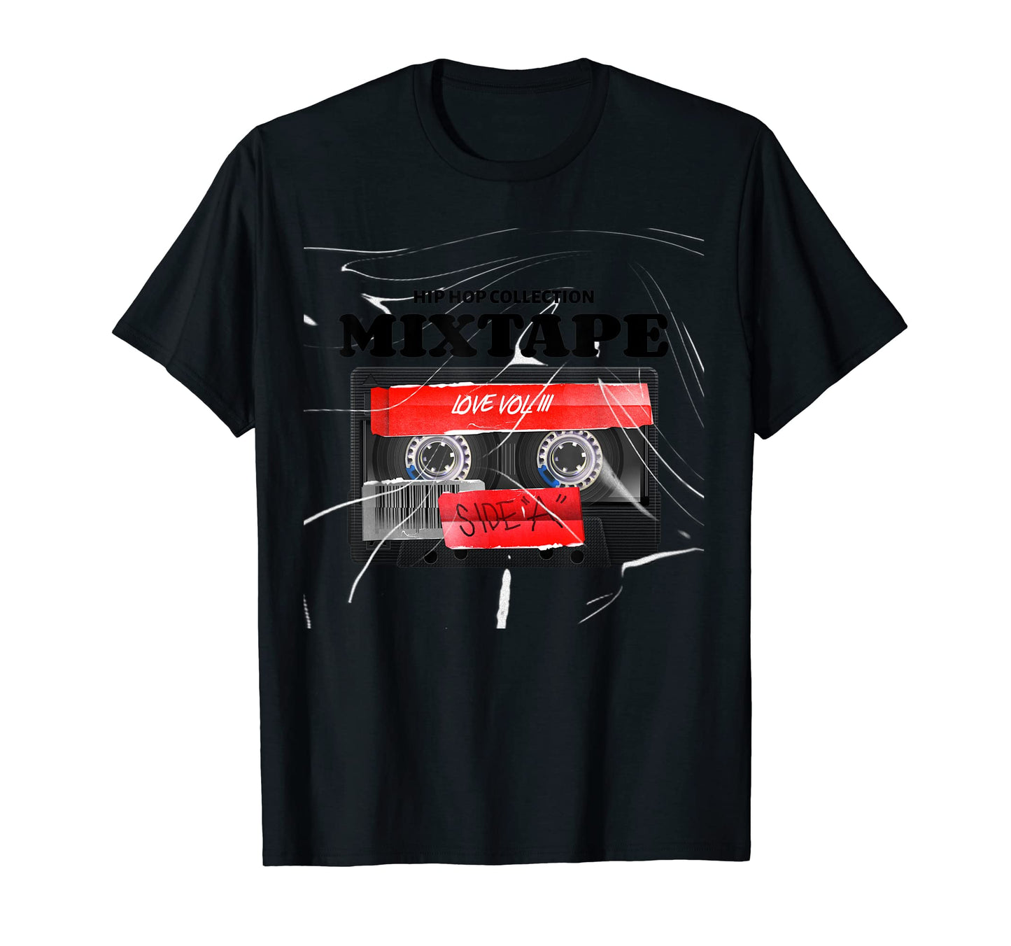 Old School Hip Hop Dj Mix Tape Mixtape T-Shirt - Unique Graphic Unisex - T-Shirt, Sweatshirt, Hoodie