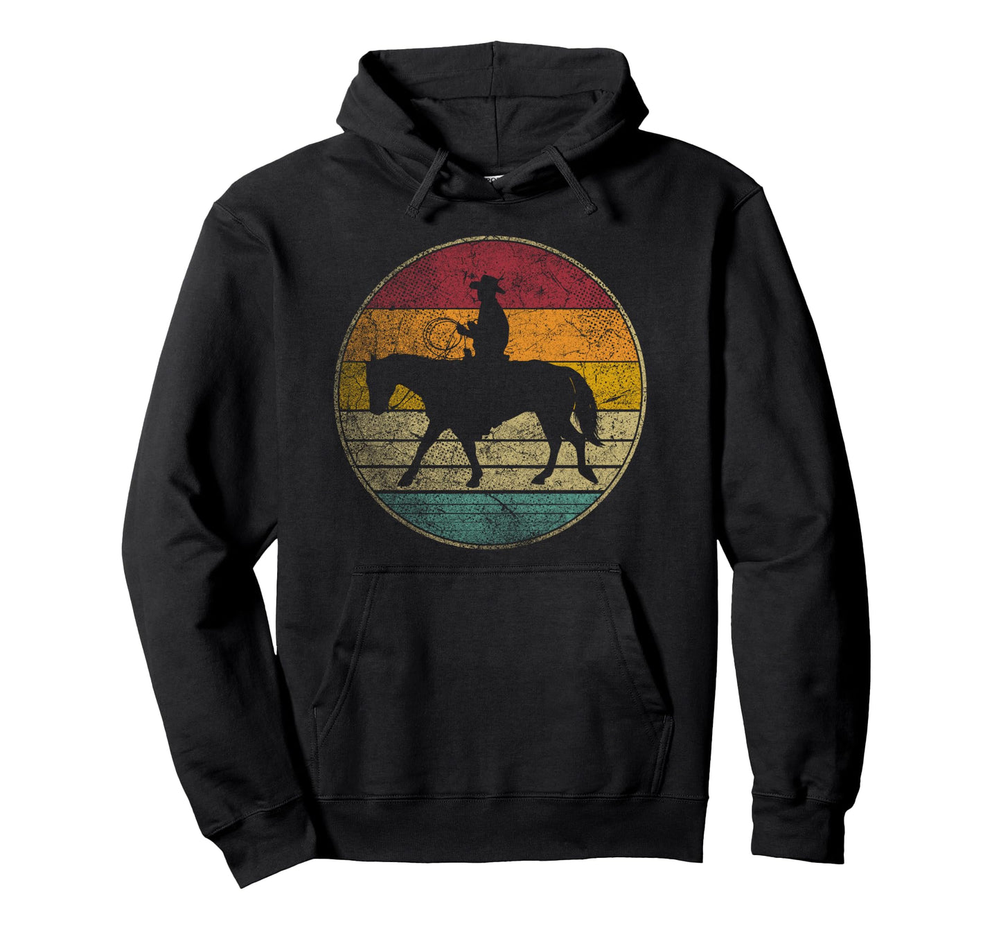Cowboy Ranch Rodeo Horse Gift Western Hoodie - Fun Novelty Design Unisex - T-Shirt, Sweatshirt, Hoodie