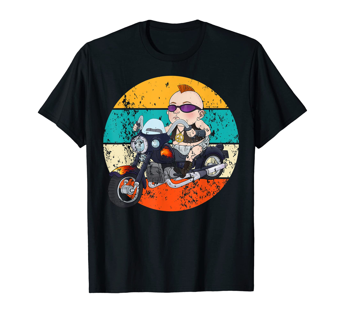Motorcycle Pregnancy T-Shirt - Custom Art Print Unisex - T-Shirt, Sweatshirt, Hoodie