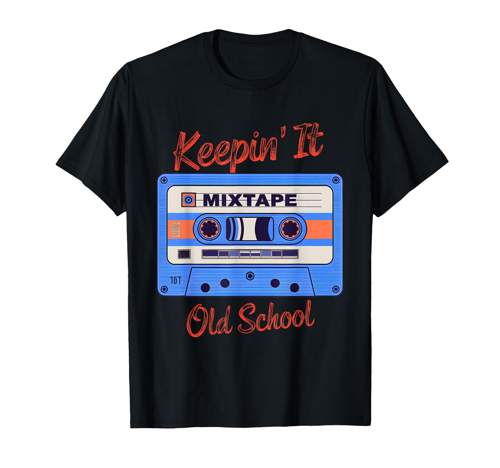 Old School Hip Hop 80S 90S Cassette Tape T-Shirt - Custom Art Print Unisex - T-Shirt, Sweatshirt, Hoodie