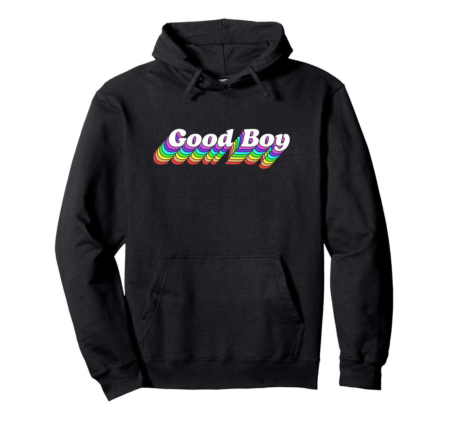 Good Gay Lgbtq Rainbow Hoodie - Minimalist Print for Adults - T-Shirt, Sweatshirt, Hoodie