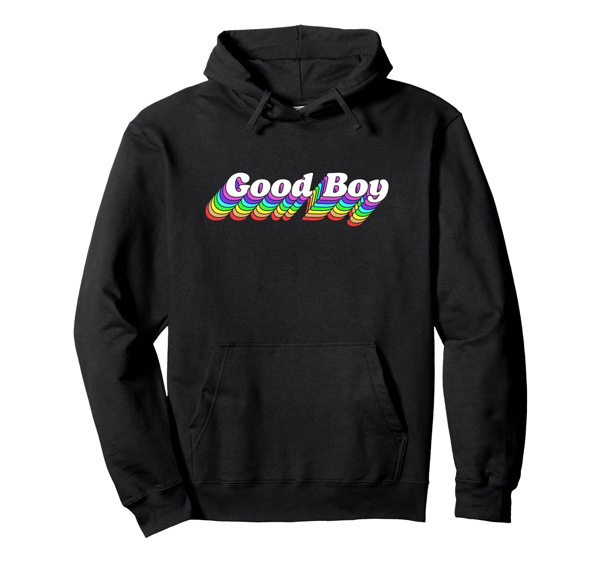 Good Gay Lgbtq Rainbow Hoodie - Minimalist Print for Adults - T-Shirt, Sweatshirt, Hoodie