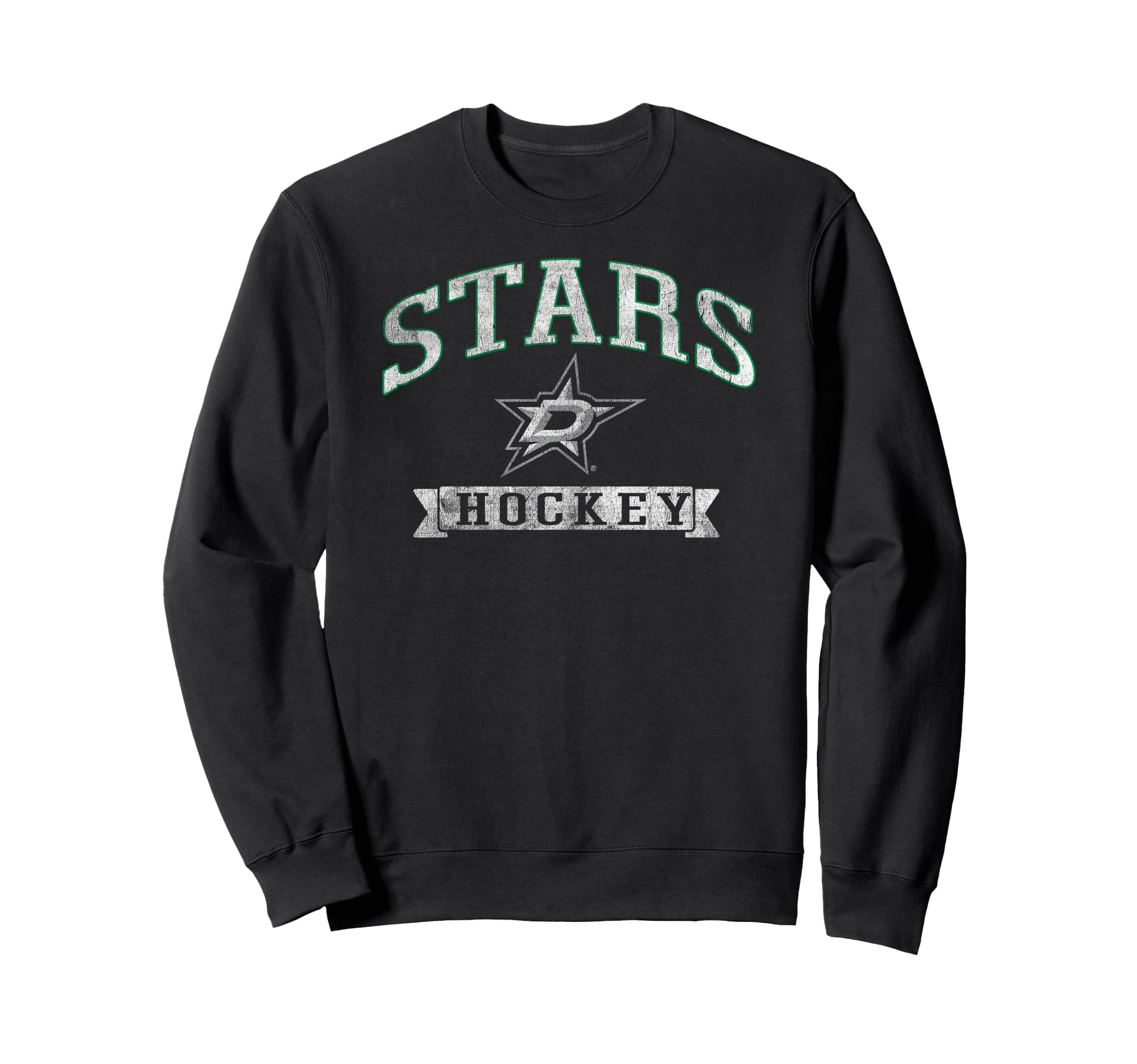 Dallas Stars Hockey Black Sweatshirt - Custom Art Print for Adults - T-Shirt, Sweatshirt, Hoodie