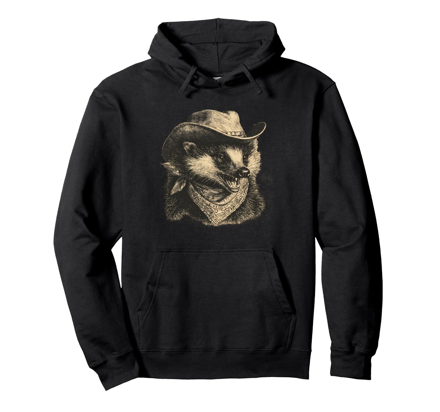 Country Cowboy Hedgehog Rodeo Cowgirl Hoodie - Graphic Print for Adults - T-Shirt, Sweatshirt, Hoodie