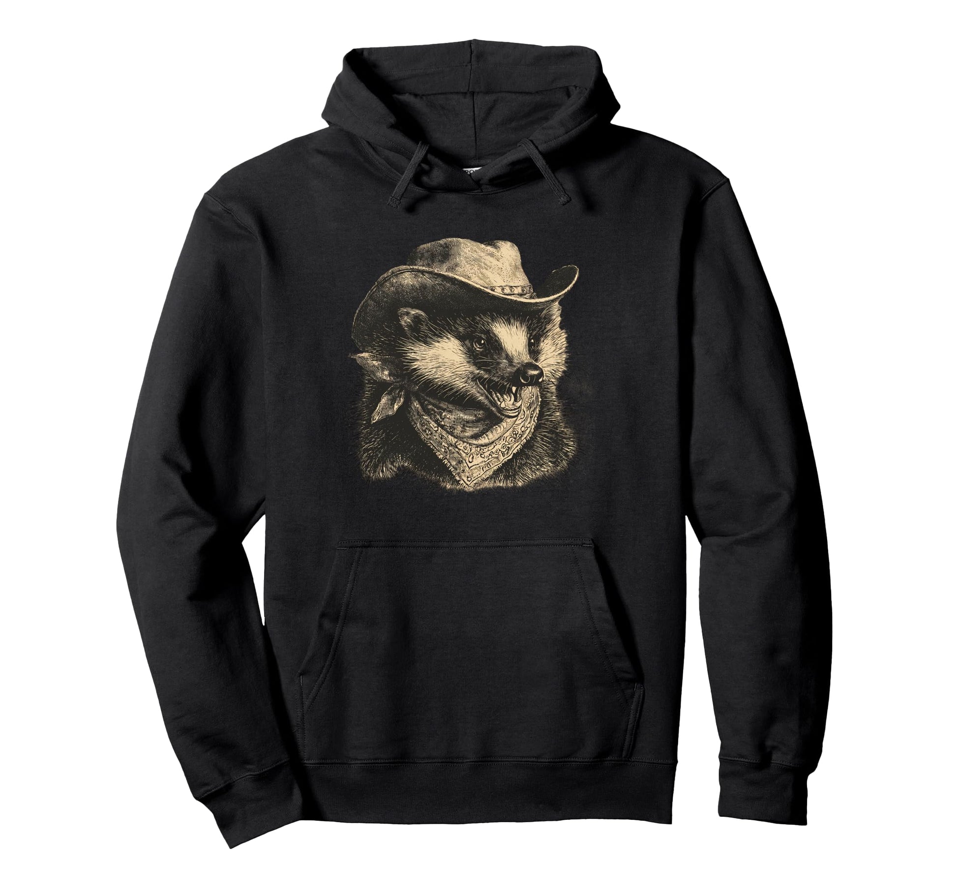 Country Cowboy Hedgehog Rodeo Cowgirl Hoodie - Graphic Print for Adults - T-Shirt, Sweatshirt, Hoodie