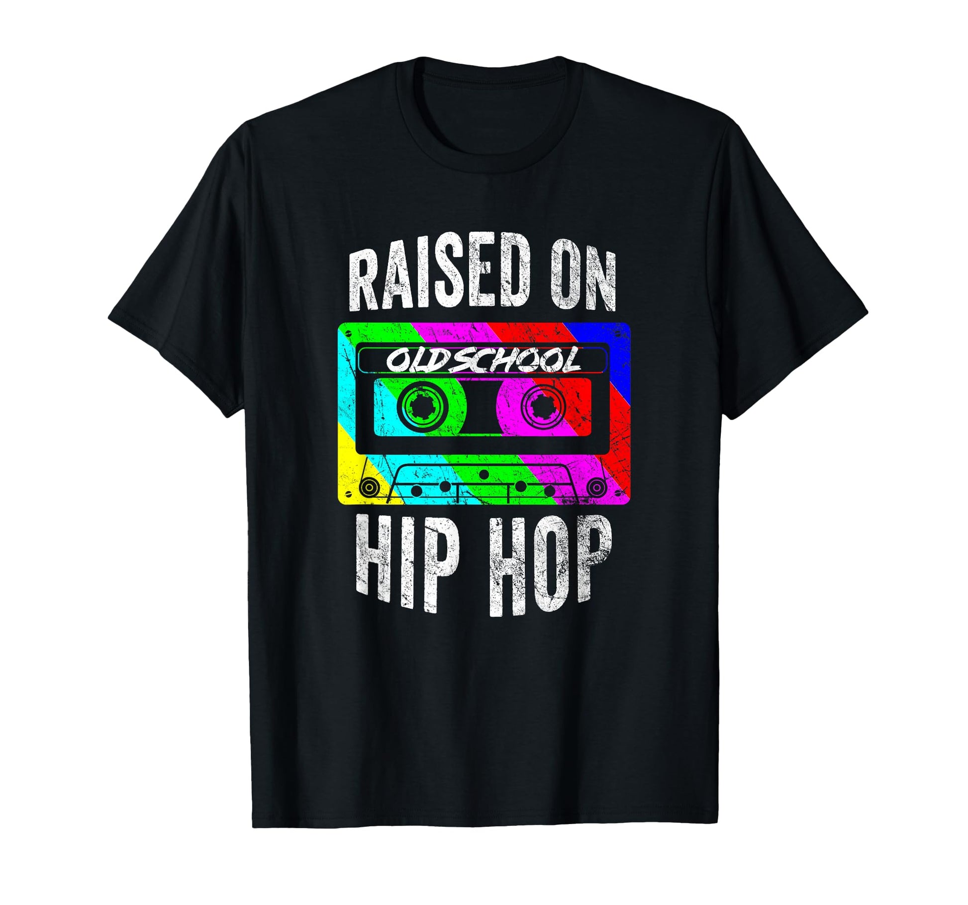 Raised Oldschool Hip Hop 90S Rap T-Shirt - Custom Art Print Men Women - T-Shirt, Sweatshirt, Hoodie
