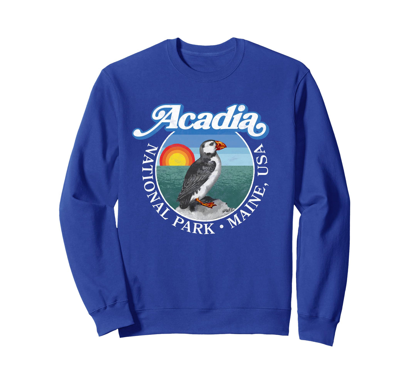 Acadia National Park Maine Puffin Sweatshirt - Streetwear Style for Adults - T-Shirt, Sweatshirt, Hoodie