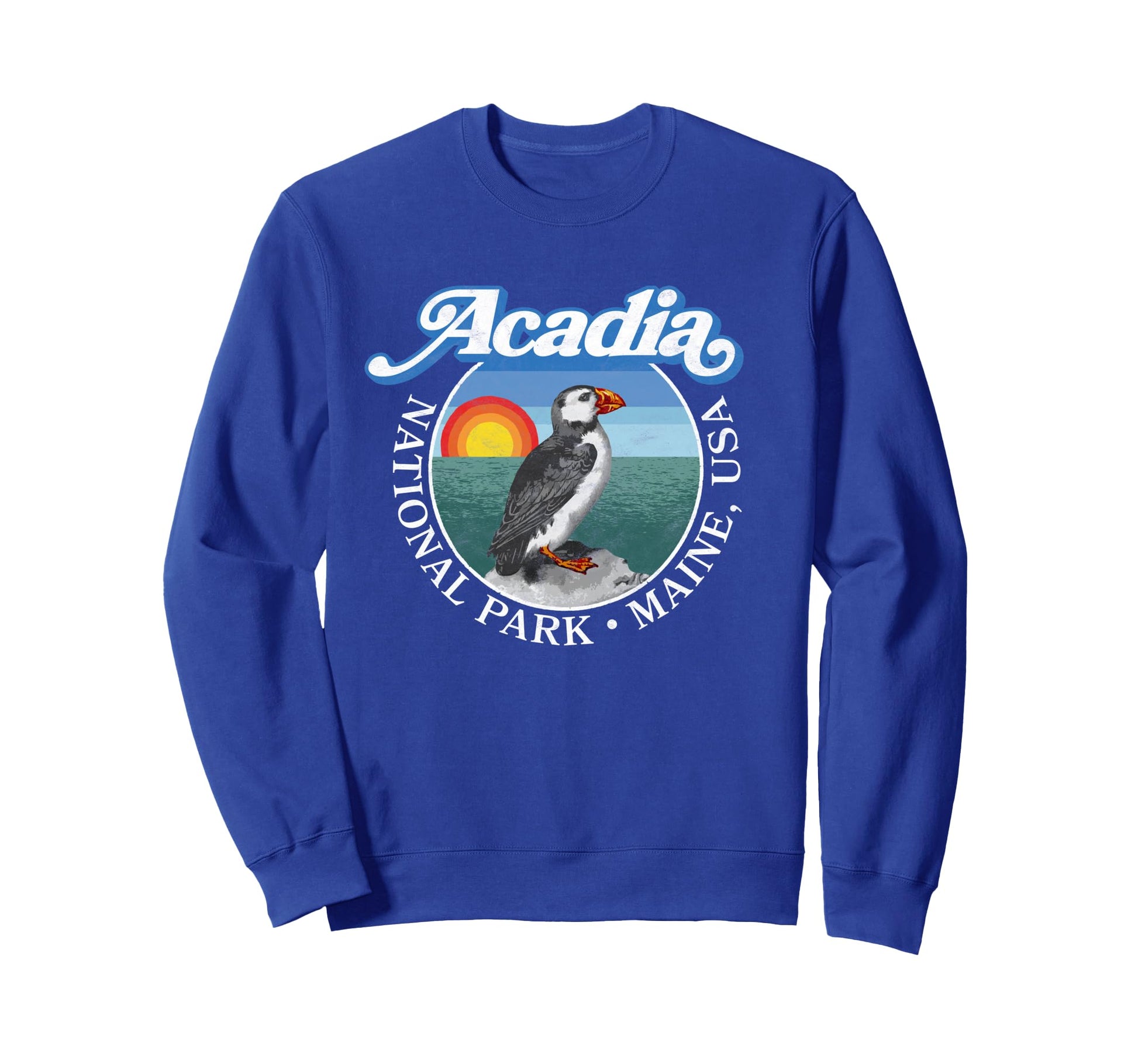 Acadia National Park Maine Puffin Sweatshirt - Streetwear Style for Adults - T-Shirt, Sweatshirt, Hoodie