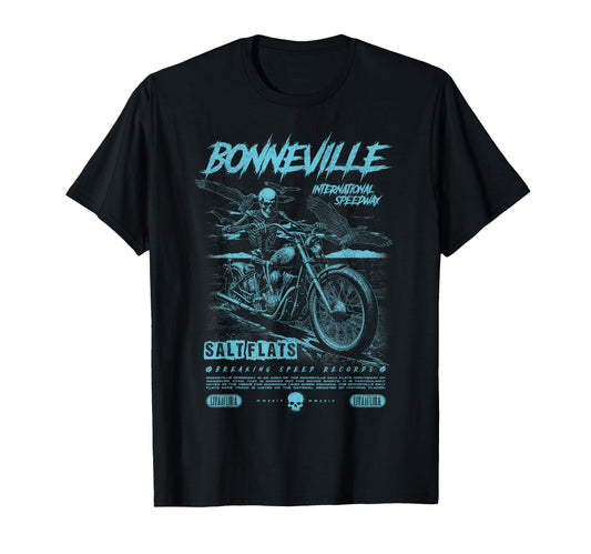Bonneville Salt Flats Motorcycle T-Shirt - Casual Everyday Wear for Adults - T-Shirt, Sweatshirt, Hoodie