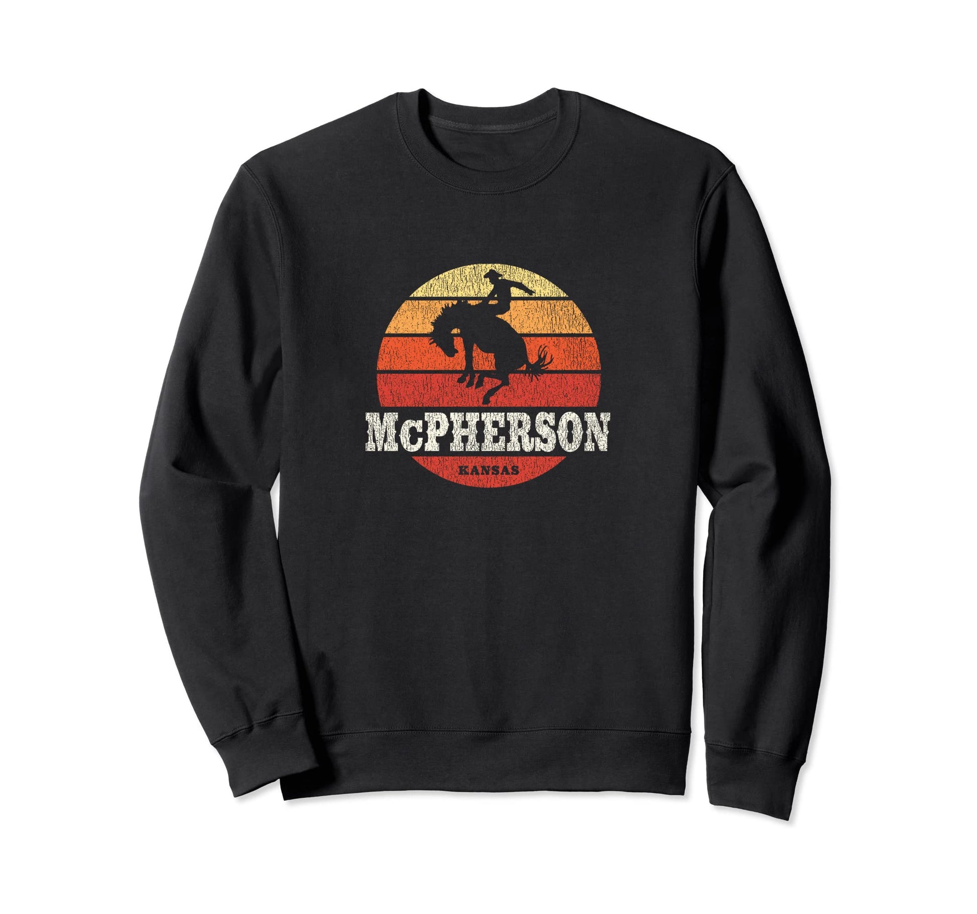 Mcpherson Ks Country Western Sweatshirt - Aesthetic Graphic for Adults - T-Shirt, Sweatshirt, Hoodie