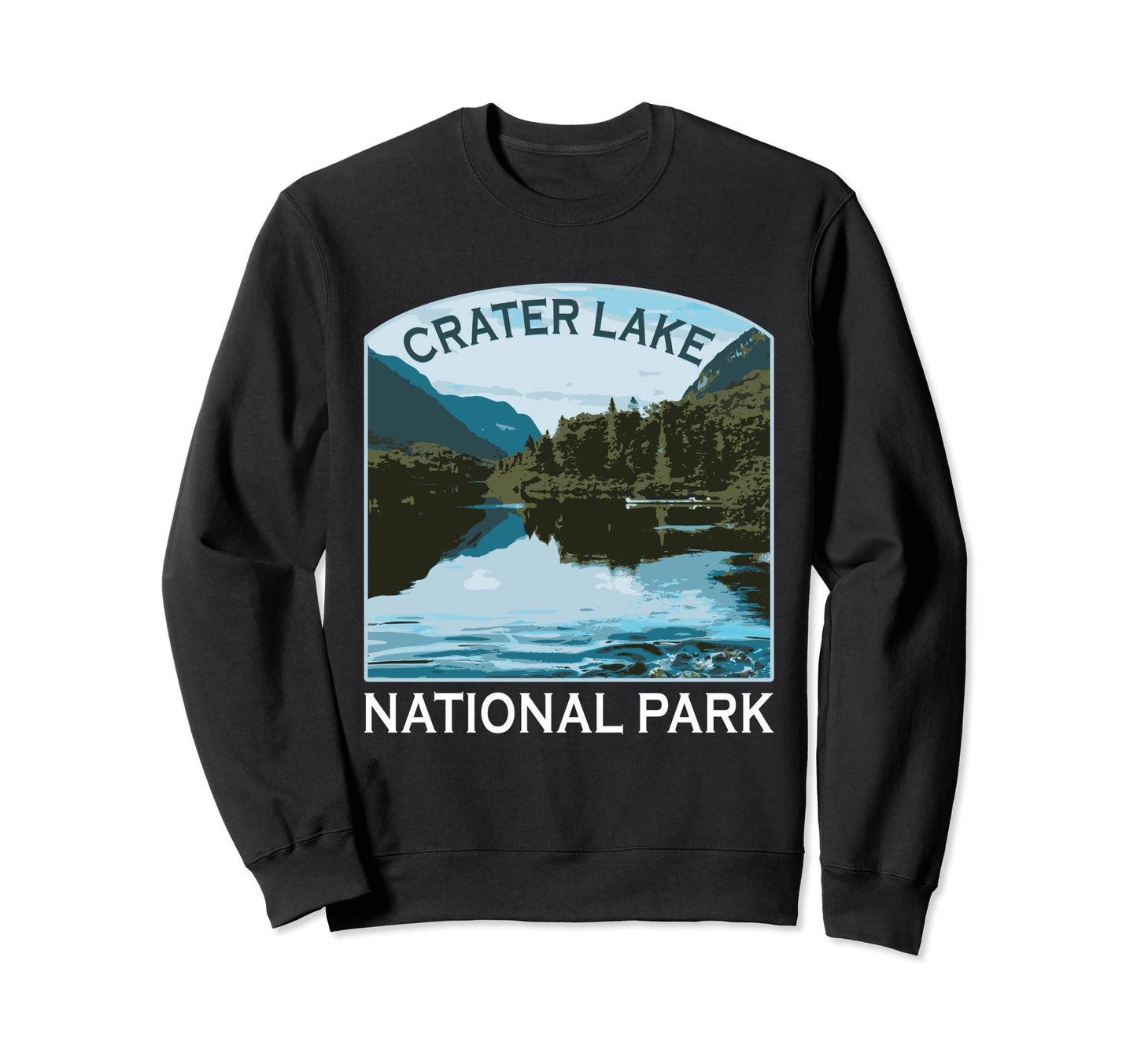 Crater Lake National Park Souvenir Sweatshirt - Graphic Print for Adults - T-Shirt, Sweatshirt, Hoodie