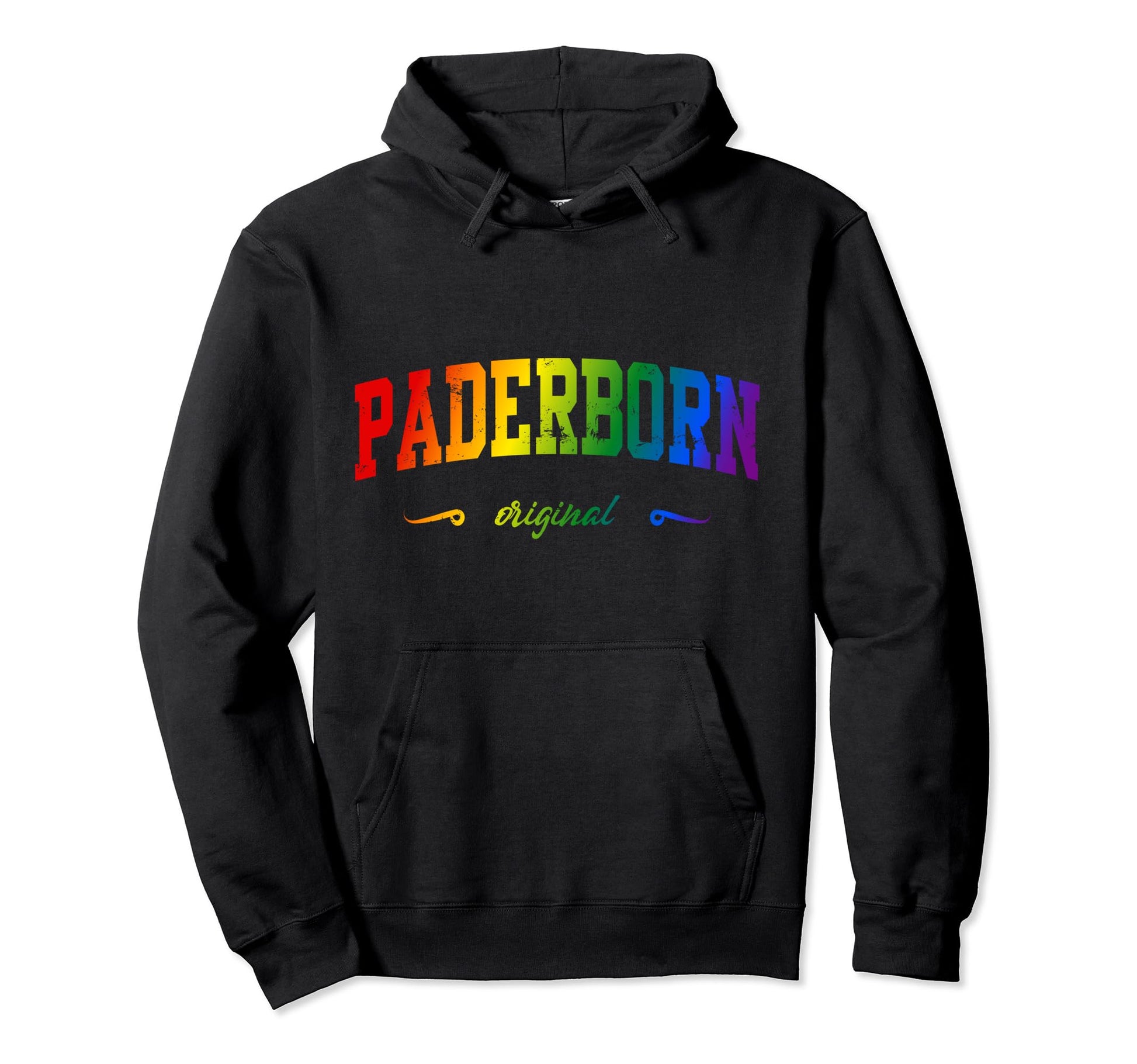 Paderborn Lgbtqai Rainbow Hoodie - Fun Novelty Design for Adults - T-Shirt, Sweatshirt, Hoodie