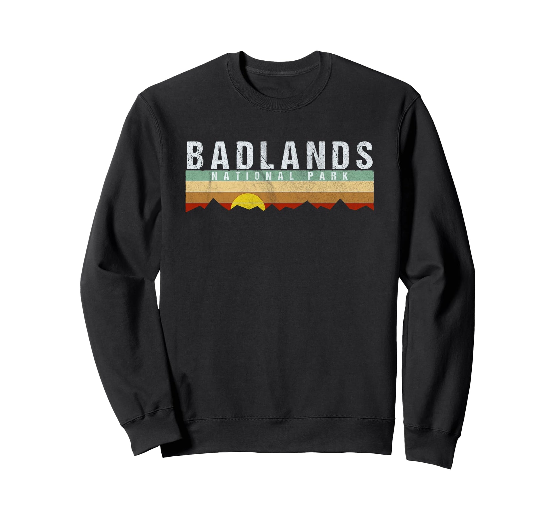 Badlands National Park Sweatshirt - Minimalist Print Unisex - T-Shirt, Sweatshirt, Hoodie