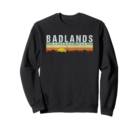 Badlands National Park Sweatshirt - Minimalist Print Unisex - T-Shirt, Sweatshirt, Hoodie