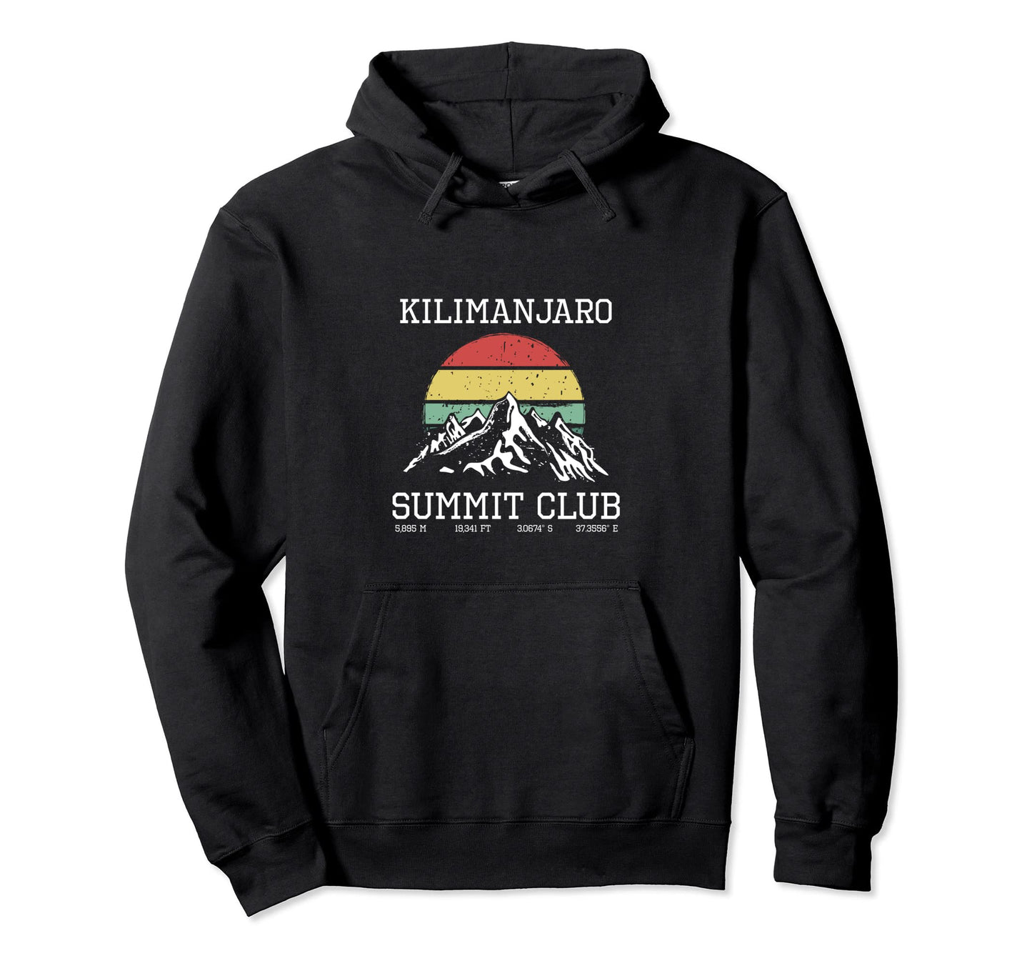 Climbed Mount Kilimanjaro Summit Club Hoodie - Minimalist Print Men Women - T-Shirt, Sweatshirt, Hoodie