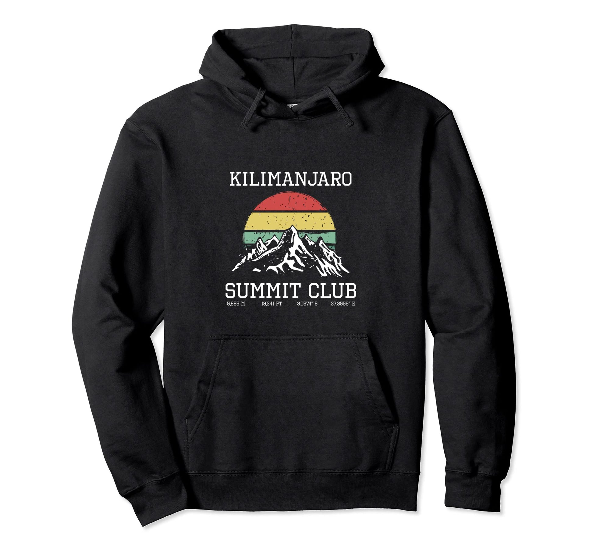 Climbed Mount Kilimanjaro Summit Club Hoodie - Minimalist Print Men Women - T-Shirt, Sweatshirt, Hoodie