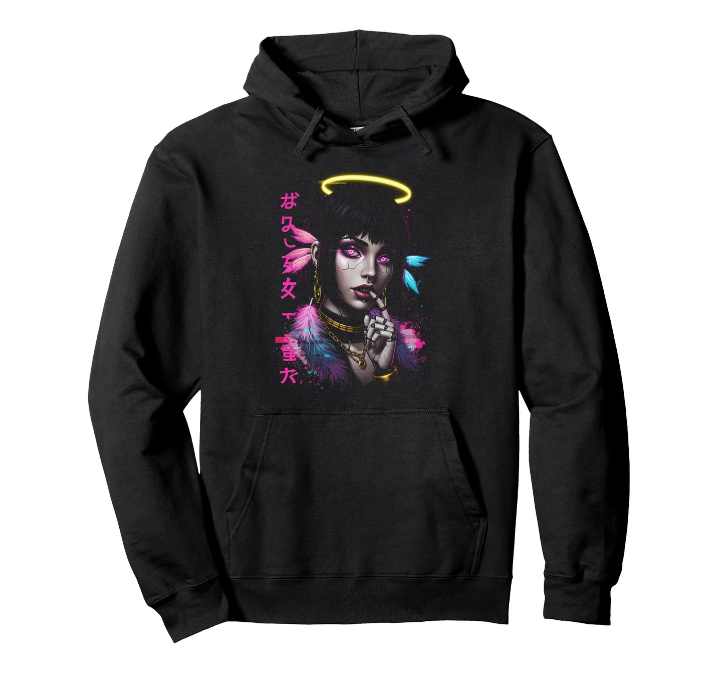 Japanese Aesthetic Streetwear Cyberpunk Hoodie - Unique Graphic Men Women - T-Shirt, Sweatshirt, Hoodie