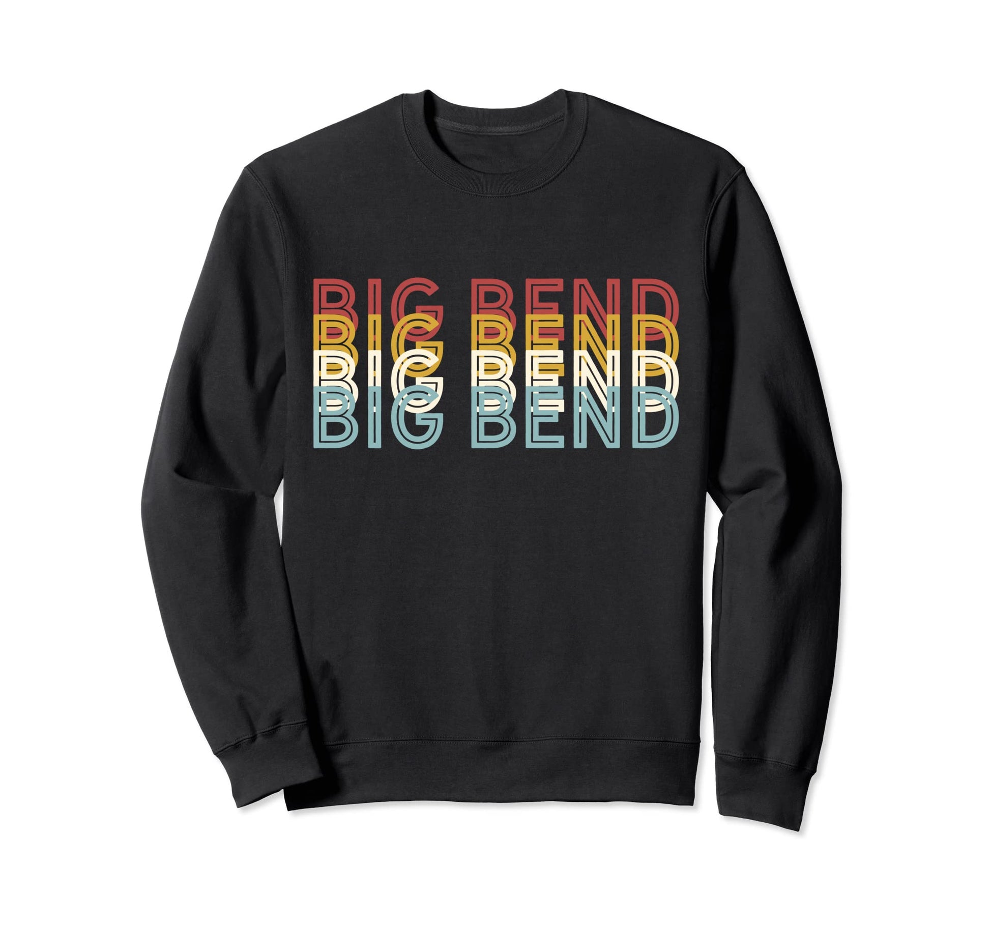 70S Usa Big Bend National Park Sweatshirt - Custom Art Print Men Women - T-Shirt, Sweatshirt, Hoodie