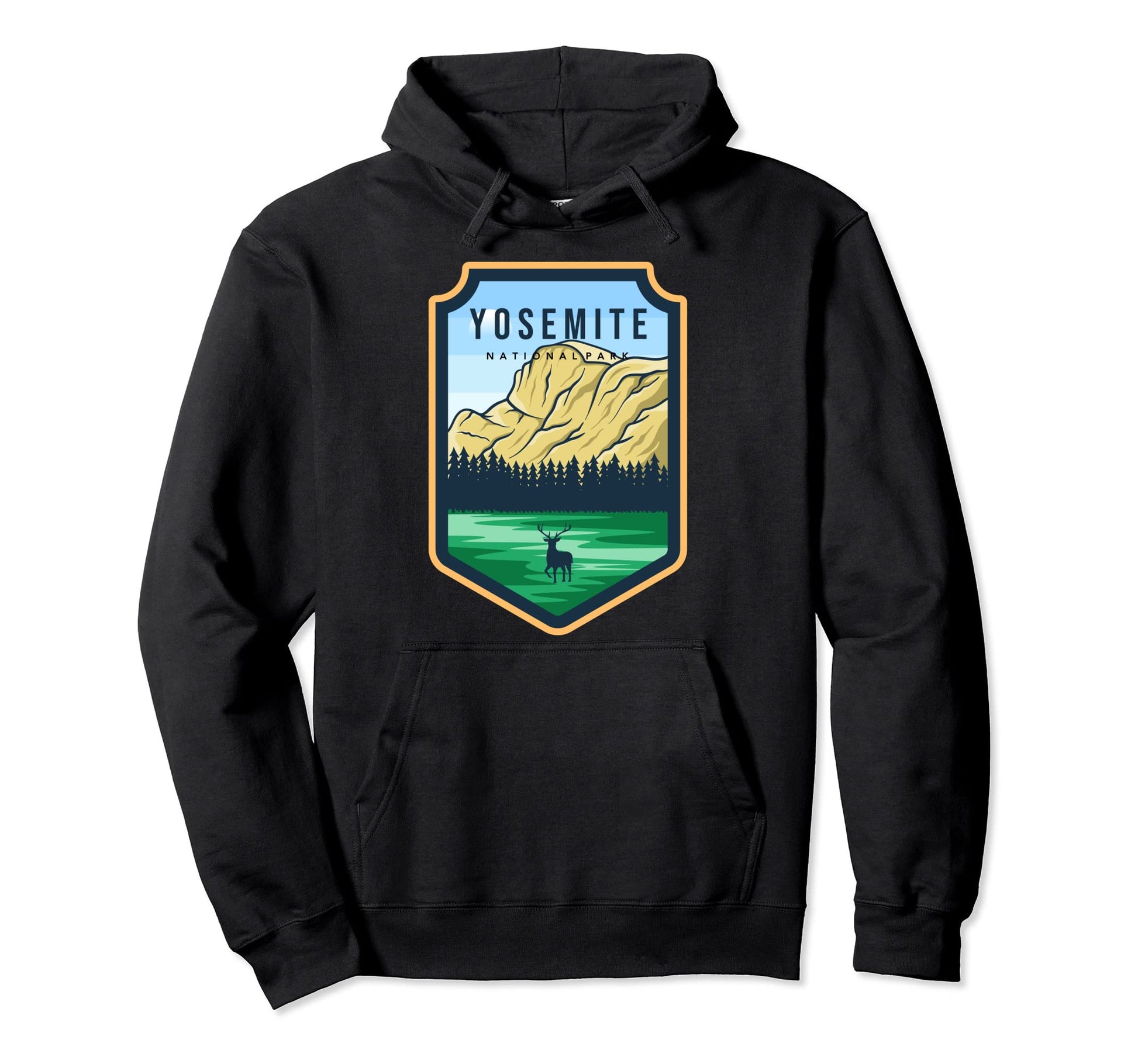 Yosemite National Park California Hoodie - Trendy Graphic Unisex - T-Shirt, Sweatshirt, Hoodie