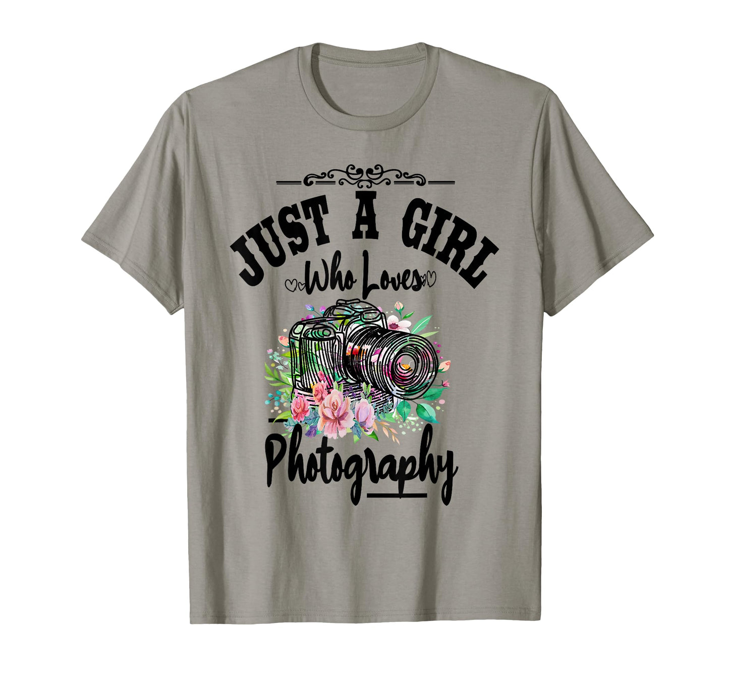 Womens Just Who Loves Photography T-Shirt - Fun Novelty Design for Adults - T-Shirt, Sweatshirt, Hoodie