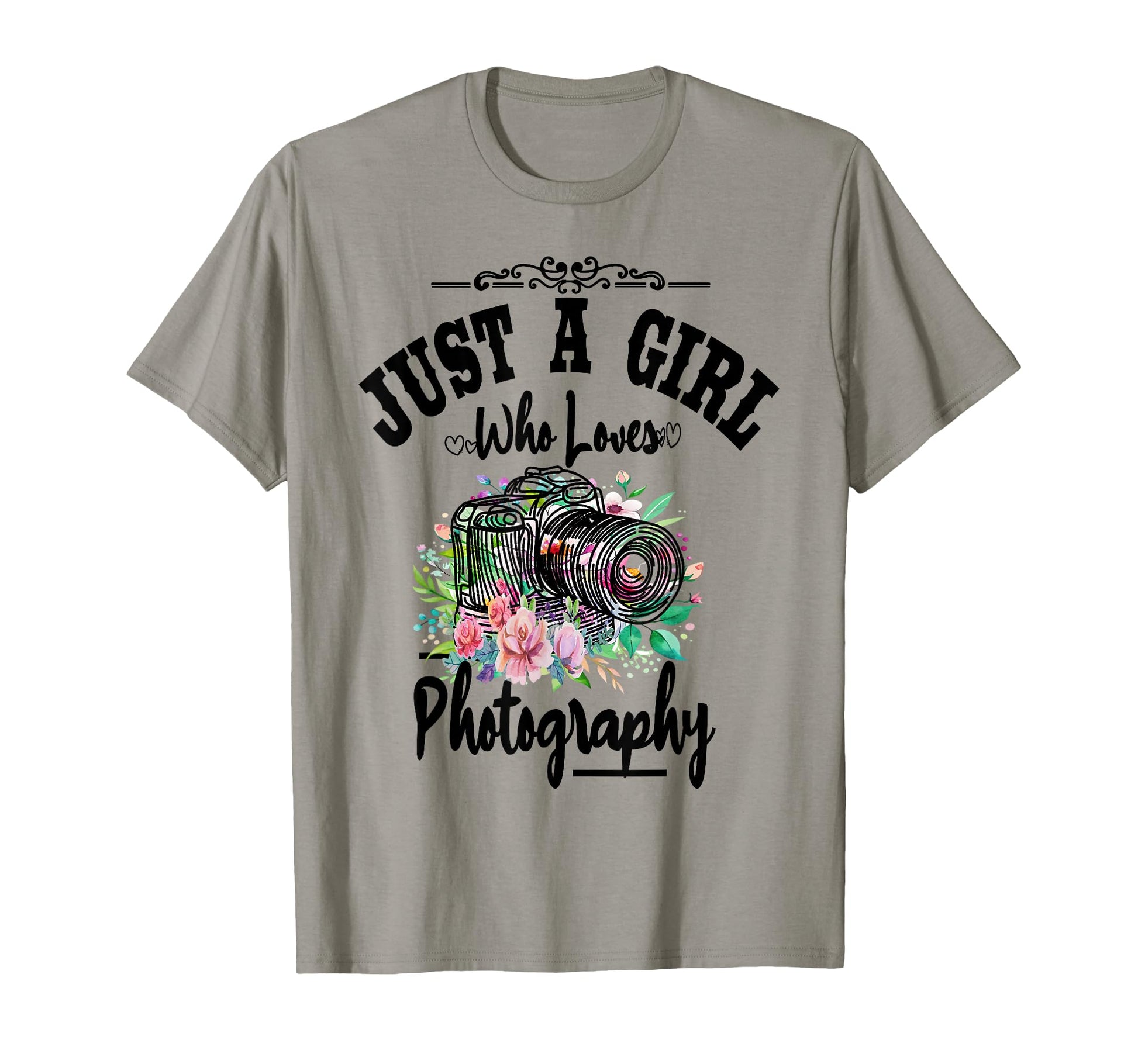 Womens Just Who Loves Photography T-Shirt - Fun Novelty Design for Adults - T-Shirt, Sweatshirt, Hoodie