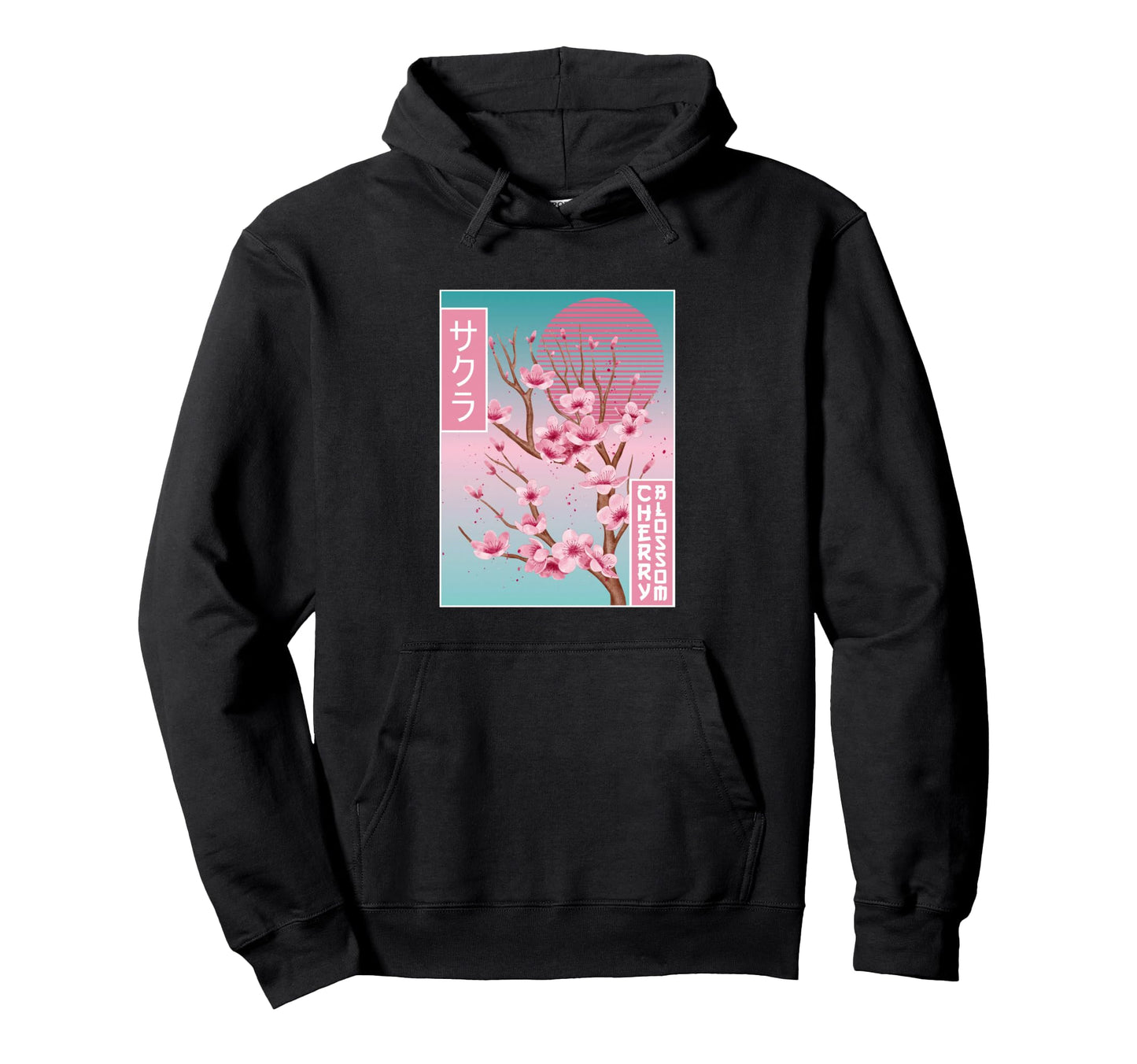 Cherry Blossom Japanese Sakura Hoodie - Streetwear Style for Adults - T-Shirt, Sweatshirt, Hoodie