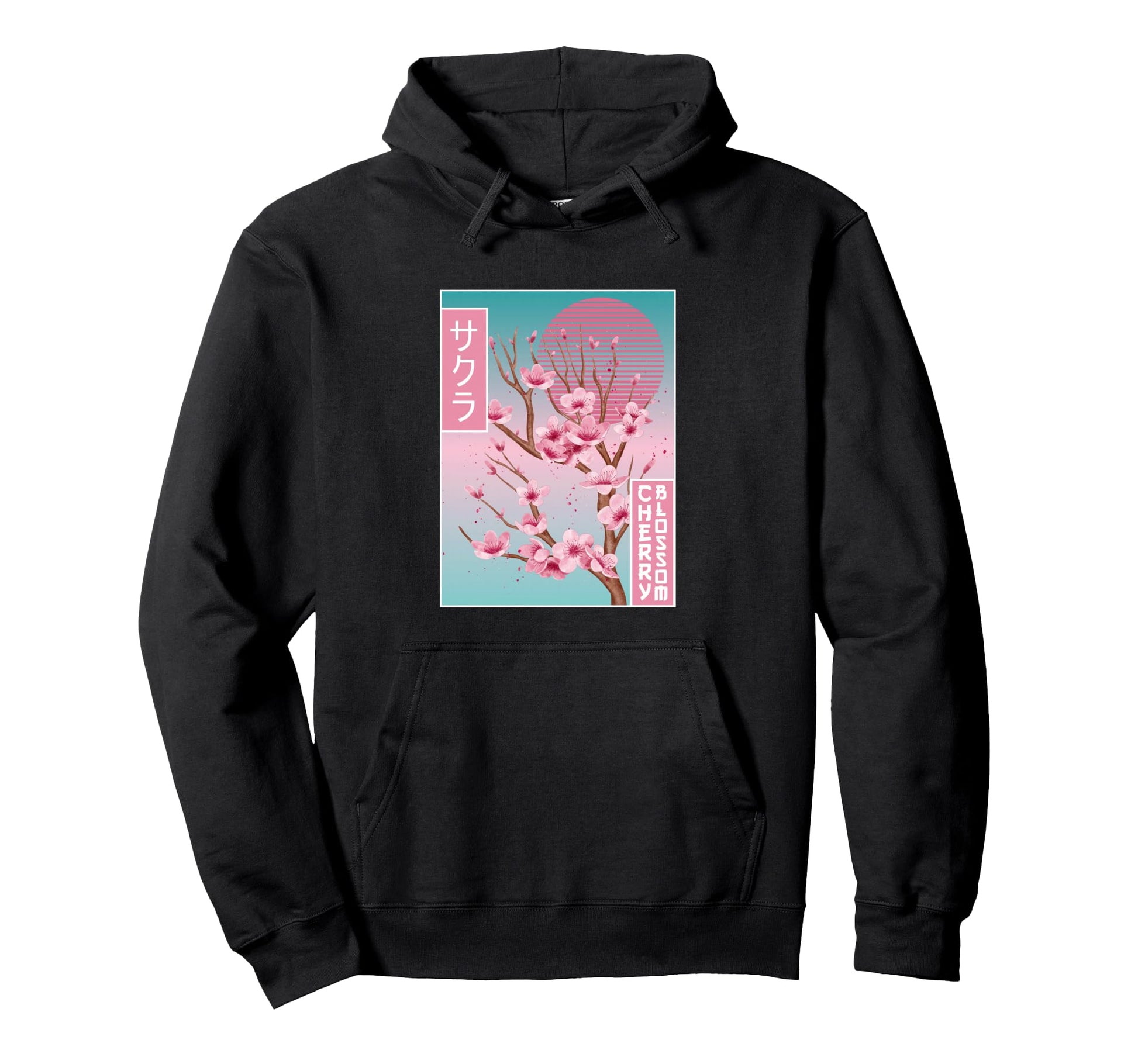 Cherry Blossom Japanese Sakura Hoodie - Streetwear Style for Adults - T-Shirt, Sweatshirt, Hoodie
