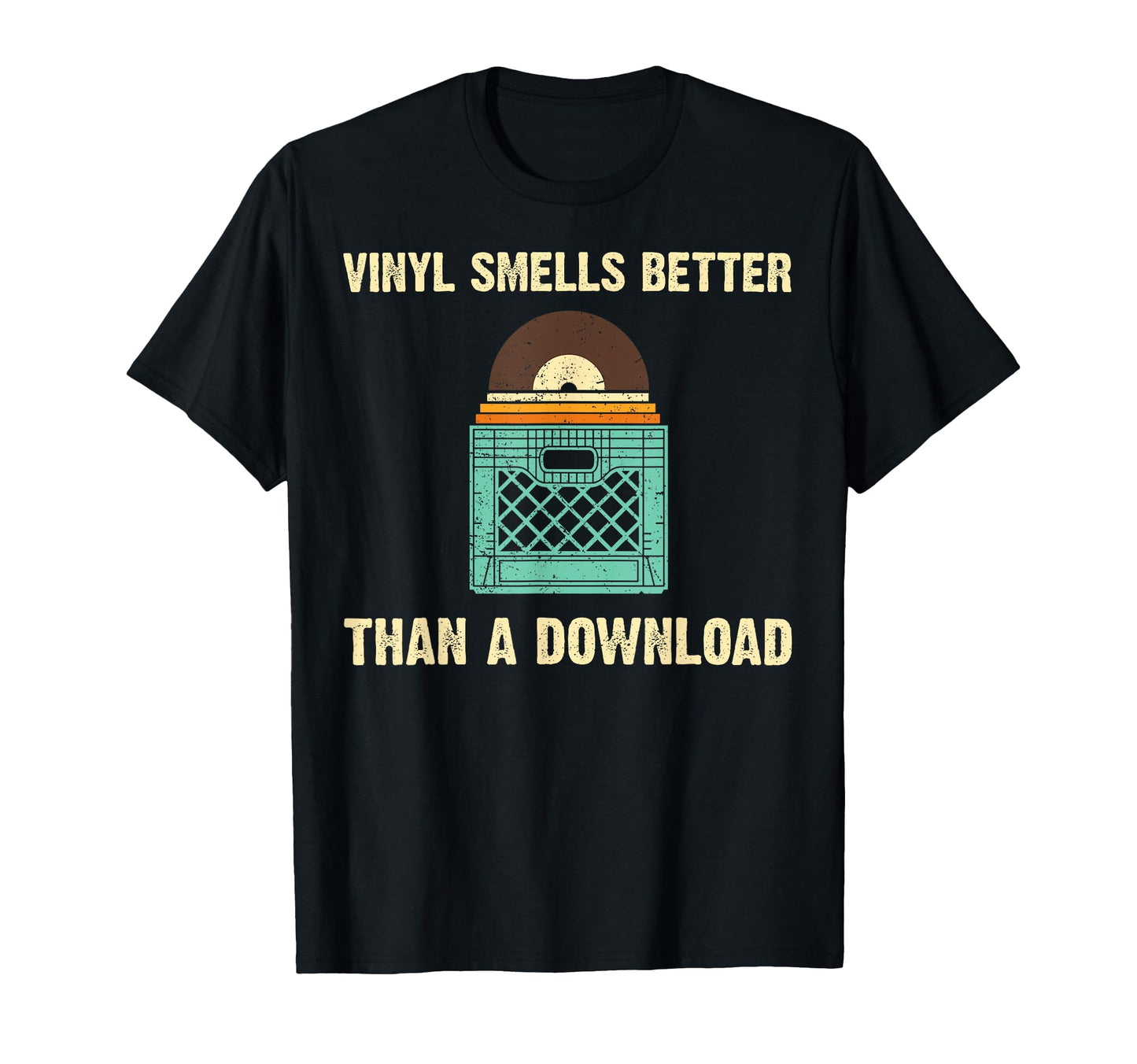 Vinyl Dj Vinyl Record Lovers Music T-Shirt - Custom Art Print for Adults - T-Shirt, Sweatshirt, Hoodie