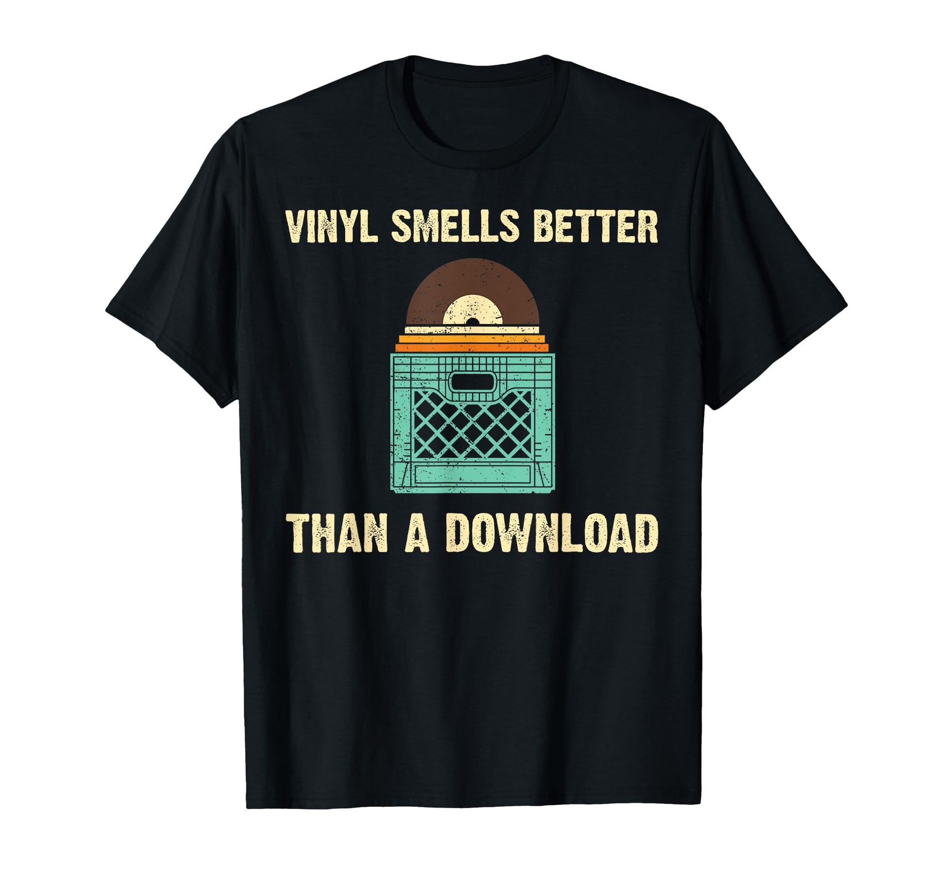 Vinyl Dj Vinyl Record Lovers Music T-Shirt - Custom Art Print for Adults - T-Shirt, Sweatshirt, Hoodie