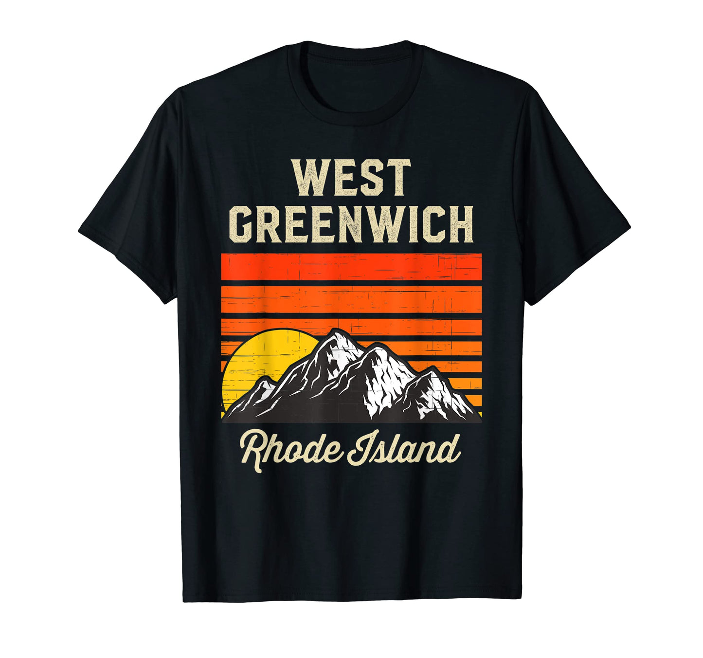 West Greenwich Rhode Island City State T-Shirt - Custom Art Print Unisex - T-Shirt, Sweatshirt, Hoodie