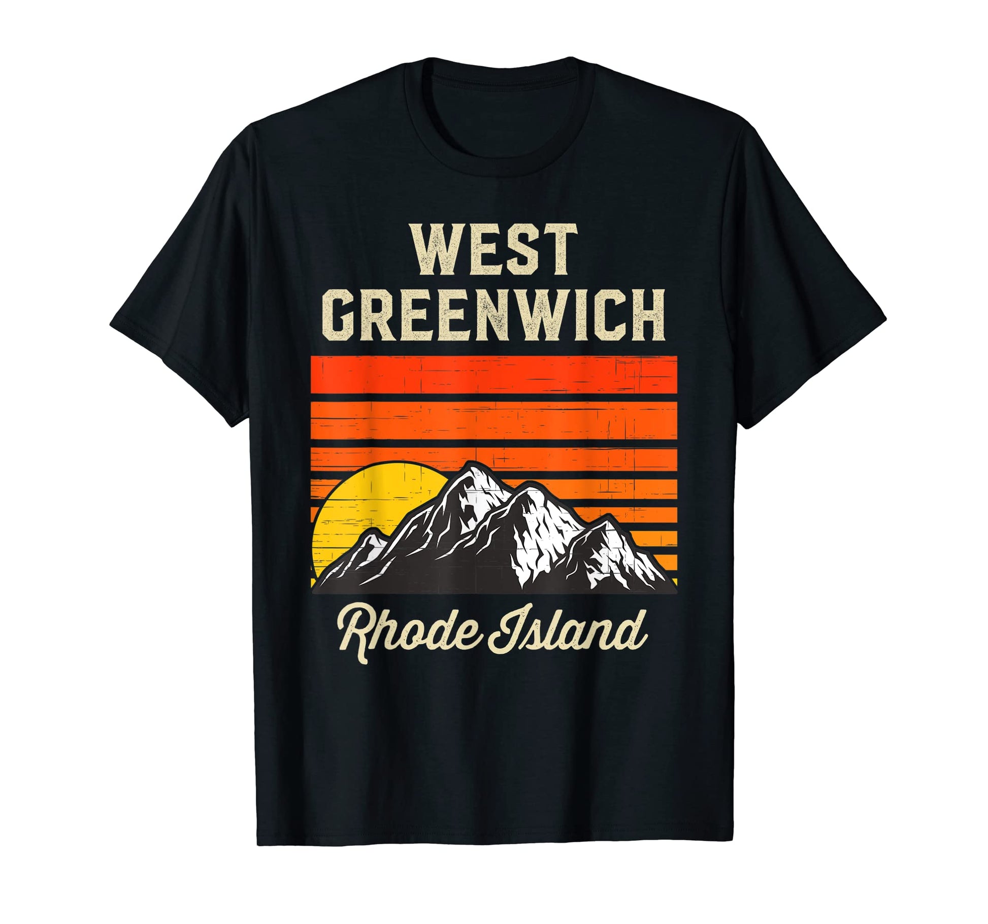 West Greenwich Rhode Island City State T-Shirt - Custom Art Print Unisex - T-Shirt, Sweatshirt, Hoodie