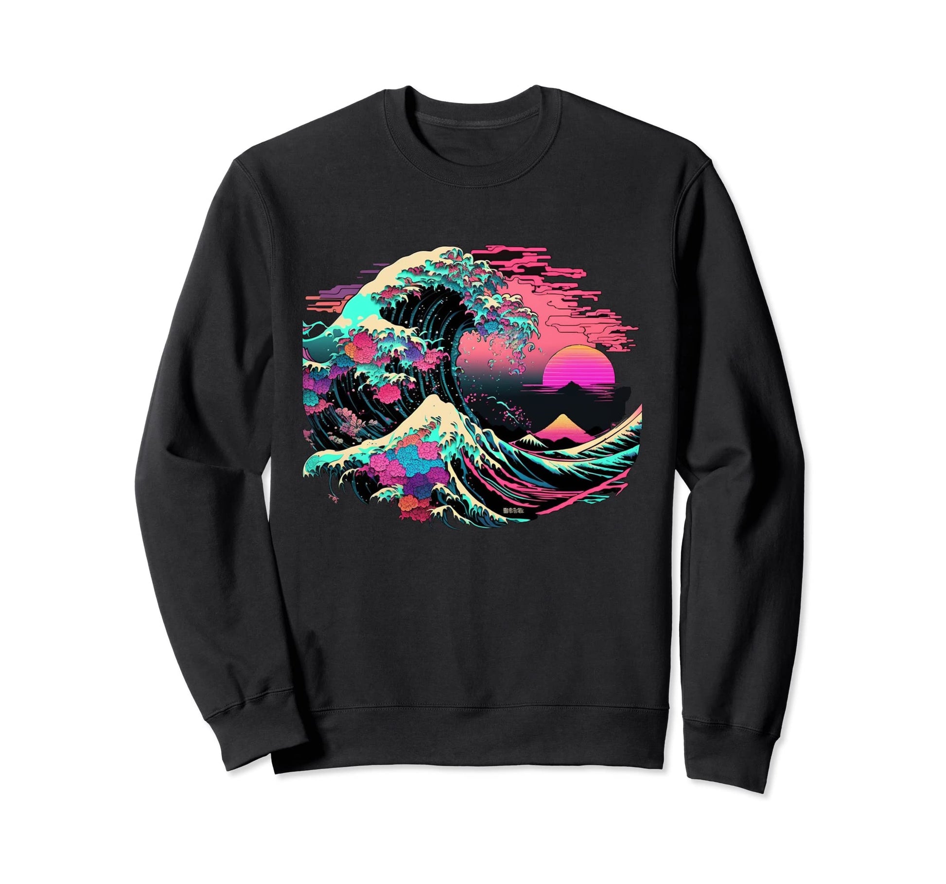 Vaperwave Aesthetic Glitch Great Sweatshirt - Minimalist Print for Adults - T-Shirt, Sweatshirt, Hoodie