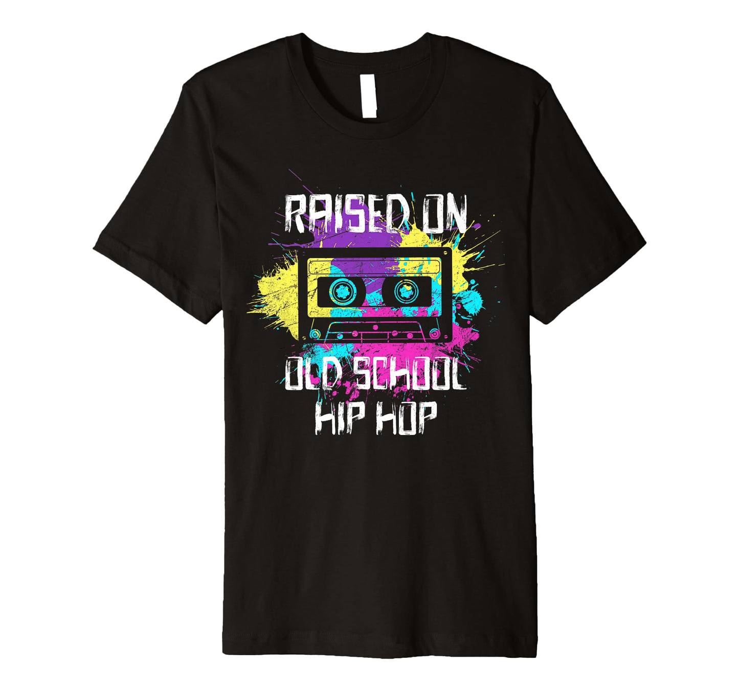 Raised Oldschool Hip Hop 90S Rap Music T-Shirt - Graphic Print Men Women - T-Shirt, Sweatshirt, Hoodie