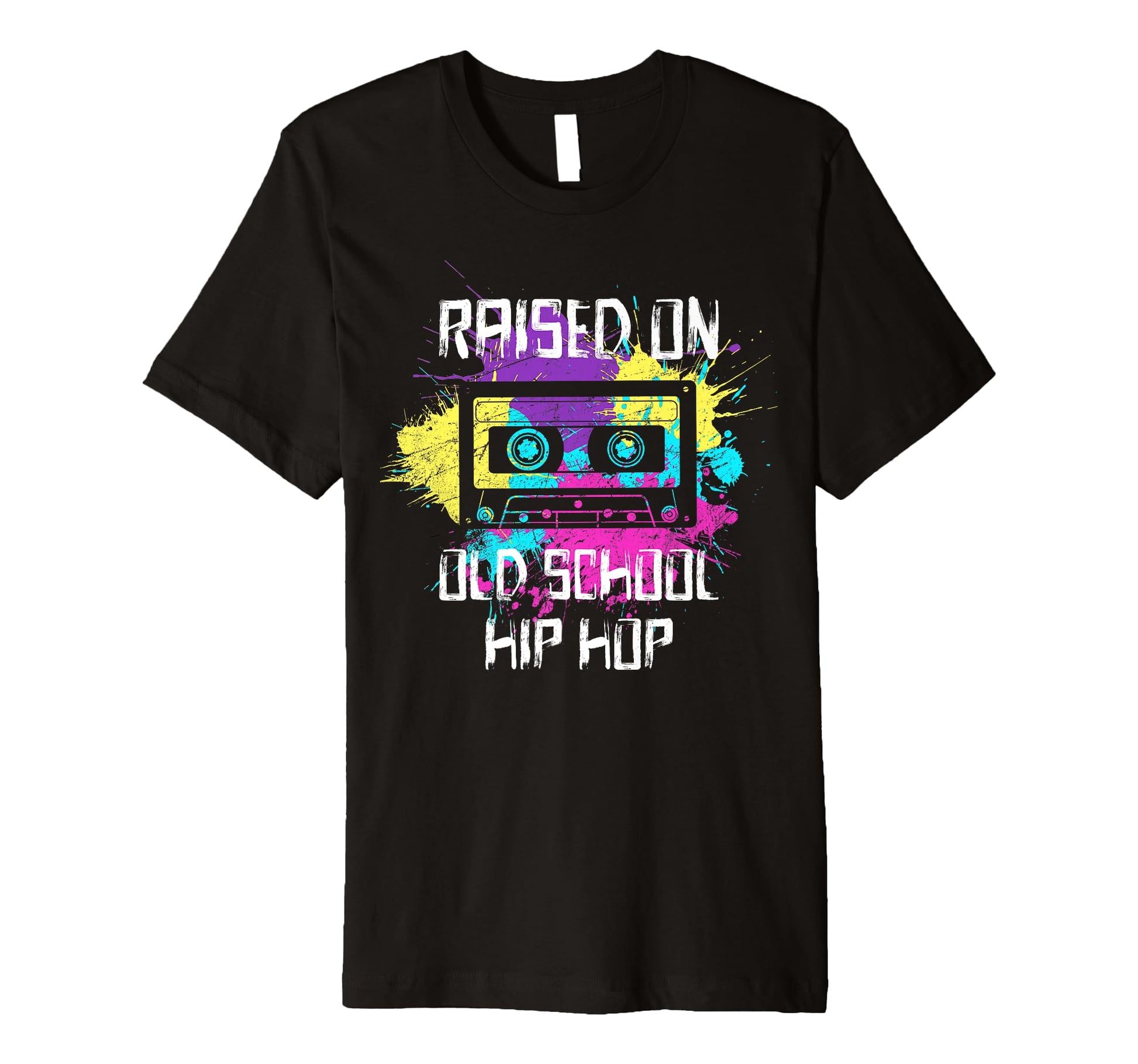 Raised Oldschool Hip Hop 90S Rap Music T-Shirt - Graphic Print Men Women - T-Shirt, Sweatshirt, Hoodie