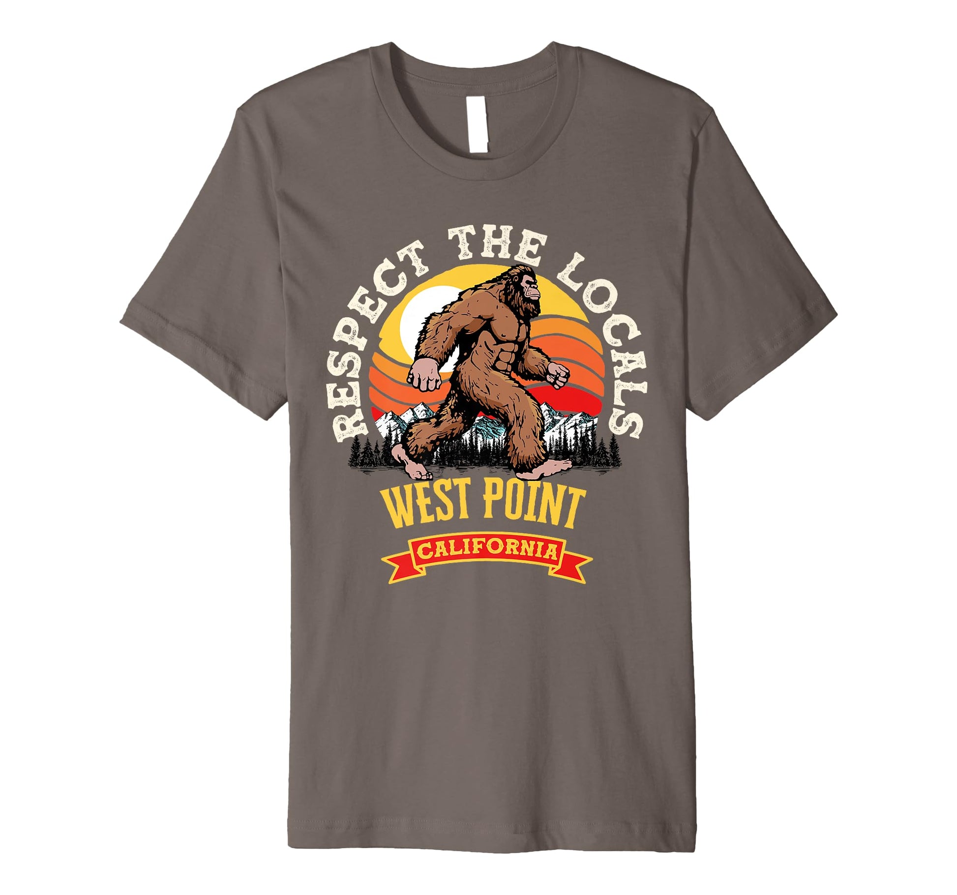 West Point California Respect Locals T-Shirt - Trendy Graphic for Adults - T-Shirt, Sweatshirt, Hoodie