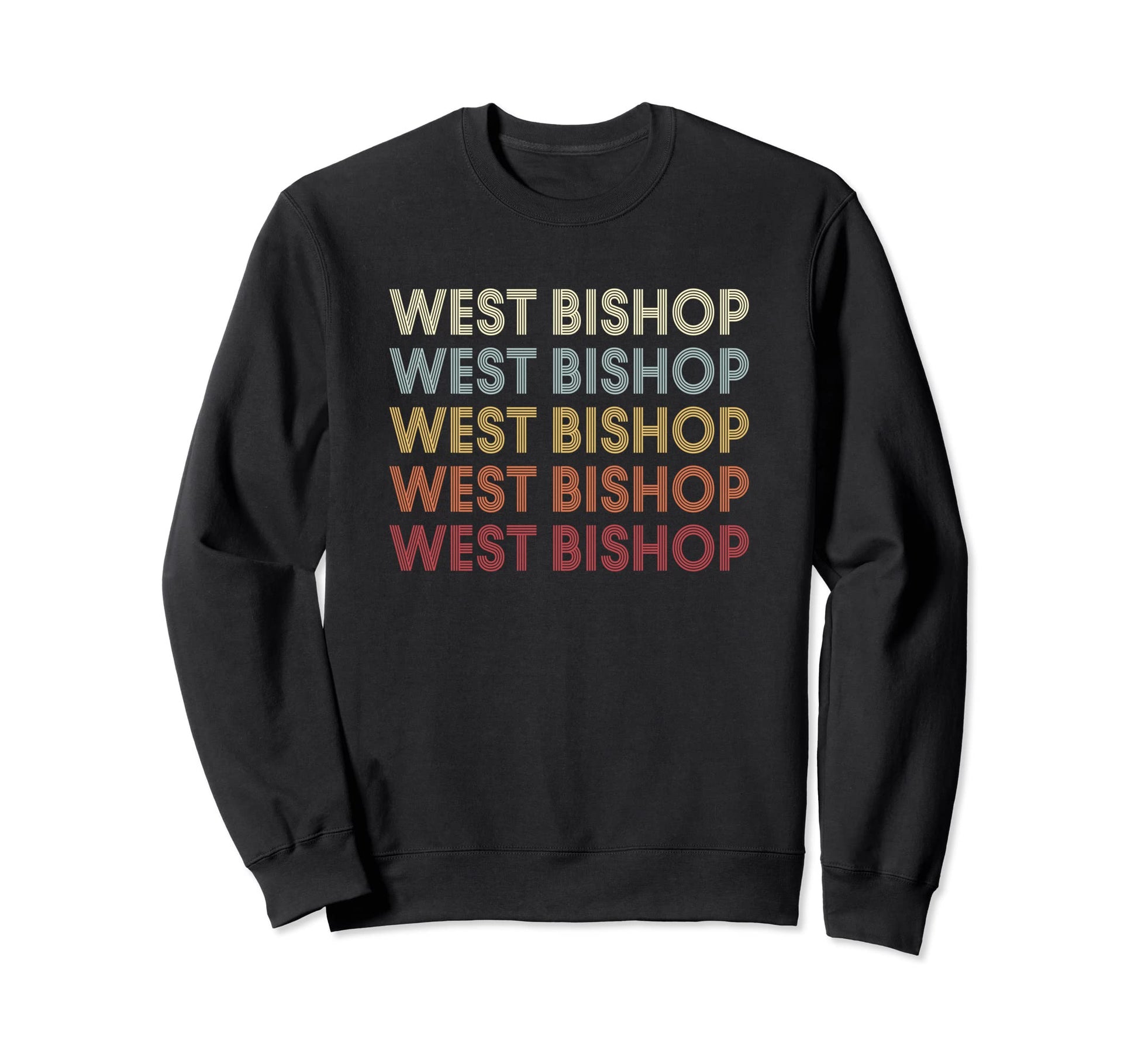 West Bishop California West Bishop Sweatshirt - Trendy Graphic for Adults - T-Shirt, Sweatshirt, Hoodie