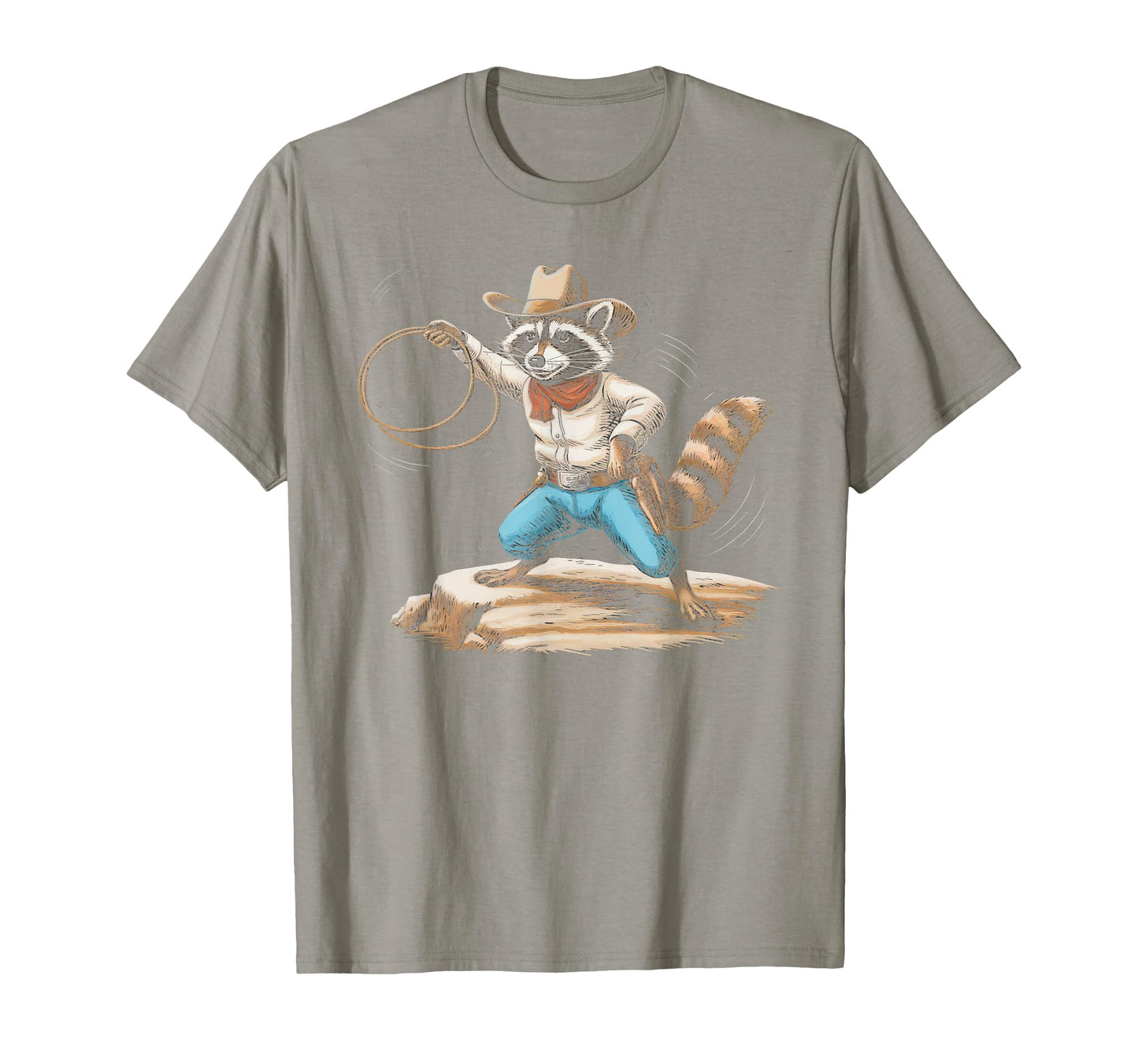 Raccoon 90S Country Music Western T-Shirt - Casual Everyday Wear Men Women - T-Shirt, Sweatshirt, Hoodie