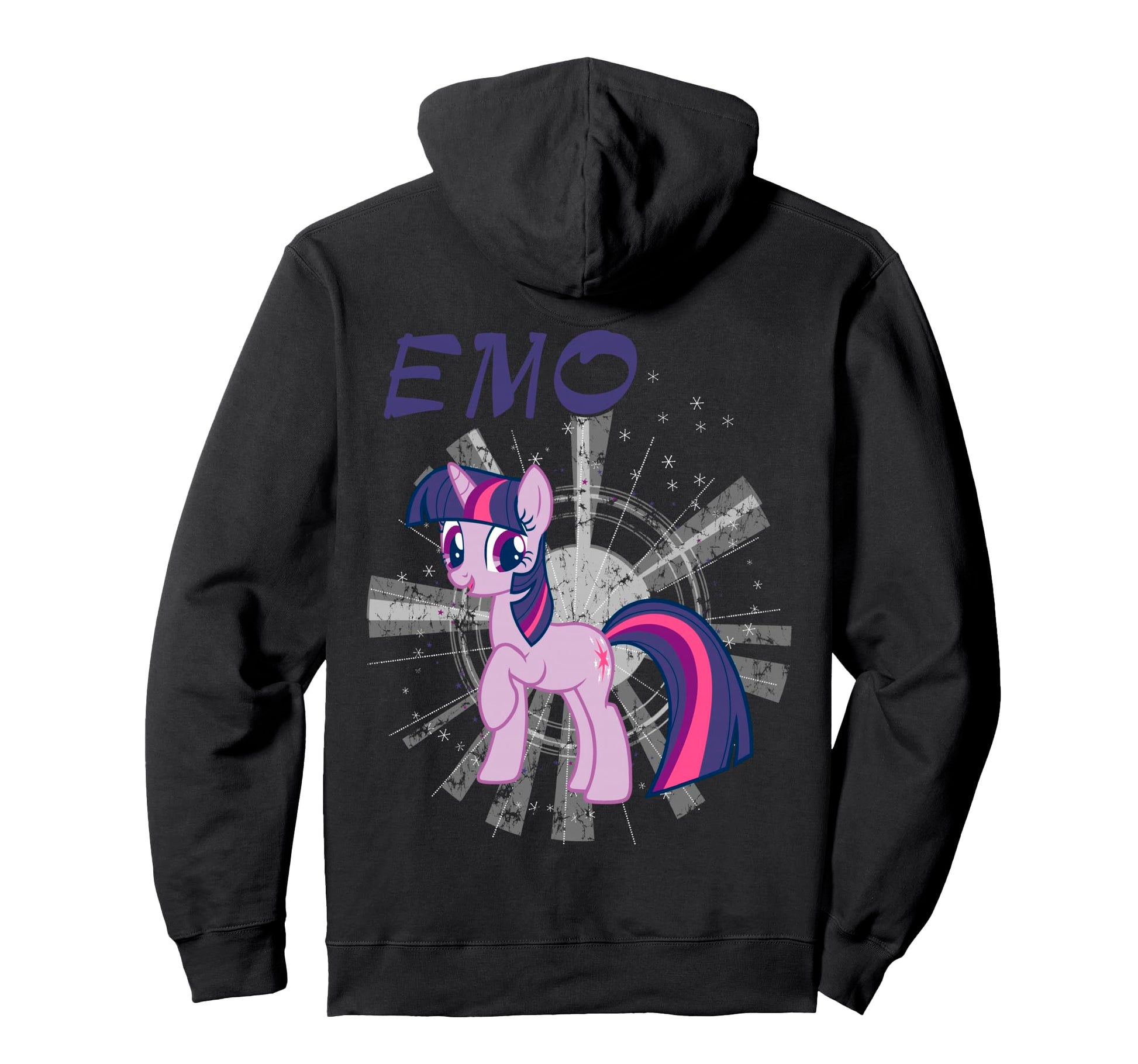 Emo Rainbow Dash Fluttershy Rarity Hoodie - Casual Everyday Wear Men Women - T-Shirt, Sweatshirt, Hoodie