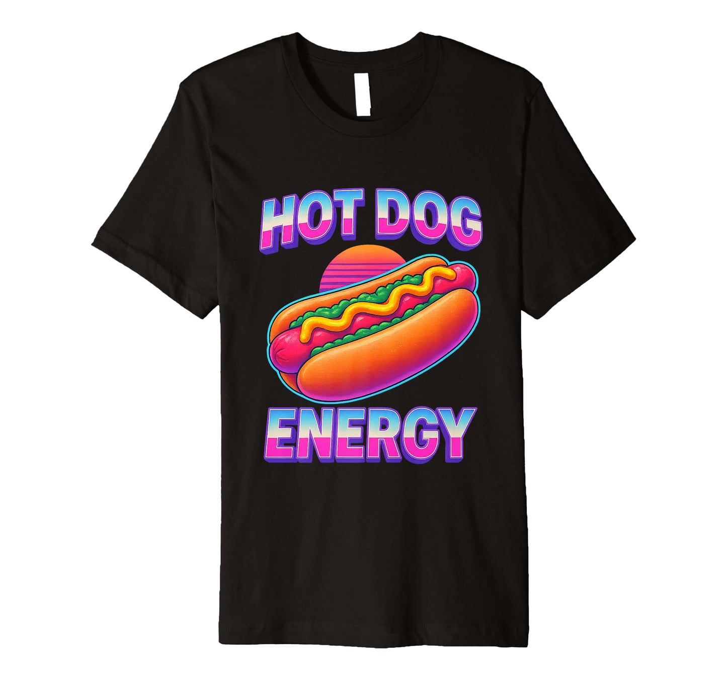 Funny Hot Dog Y2K Vaporwave Aesthetic T-Shirt - Trendy Graphic Unisex - T-Shirt, Sweatshirt, Hoodie