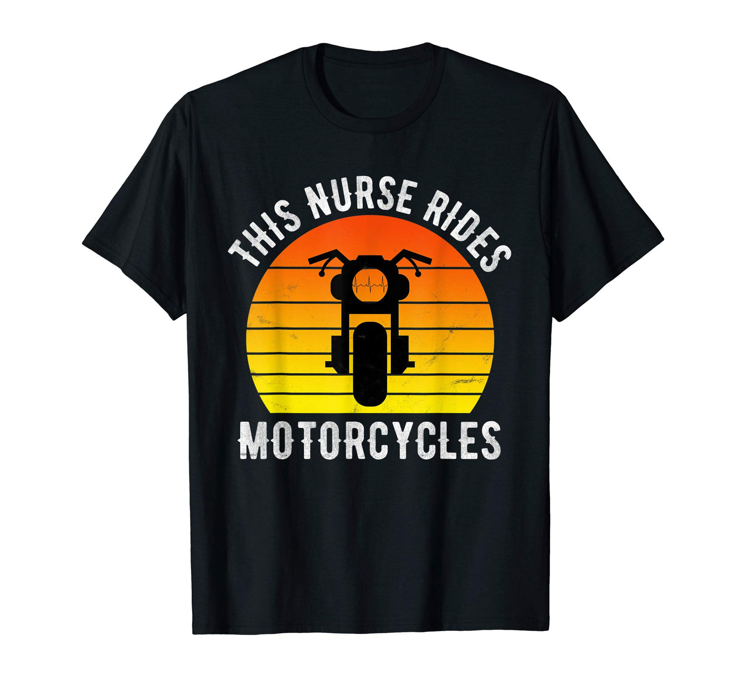 This Nurse Rides Motorcycles Nurse T-Shirt - Custom Art Print for Adults - T-Shirt, Sweatshirt, Hoodie