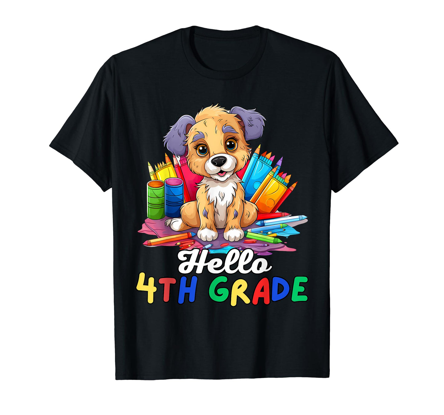 Hello 4Th Grade Back To School First Day T-Shirt - Graphic Print Men Women - T-Shirt, Sweatshirt, Hoodie