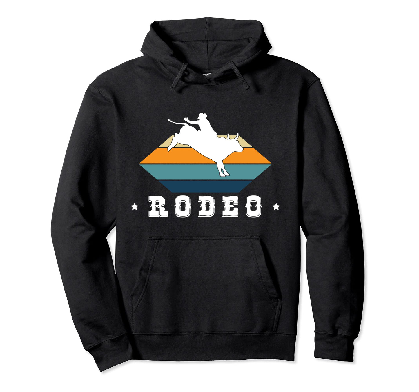 Rodeo Bull Rider Cowboy Hoodie - Streetwear Style Unisex - T-Shirt, Sweatshirt, Hoodie